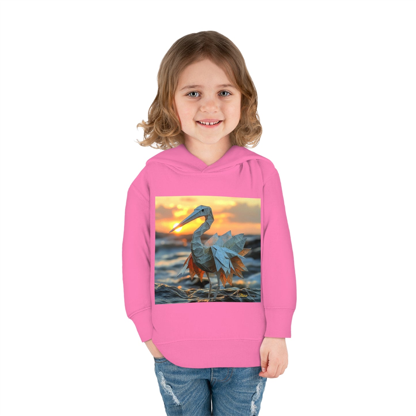 By The Seaside Series Print #1 Toddler Pullover Fleece Hoodie