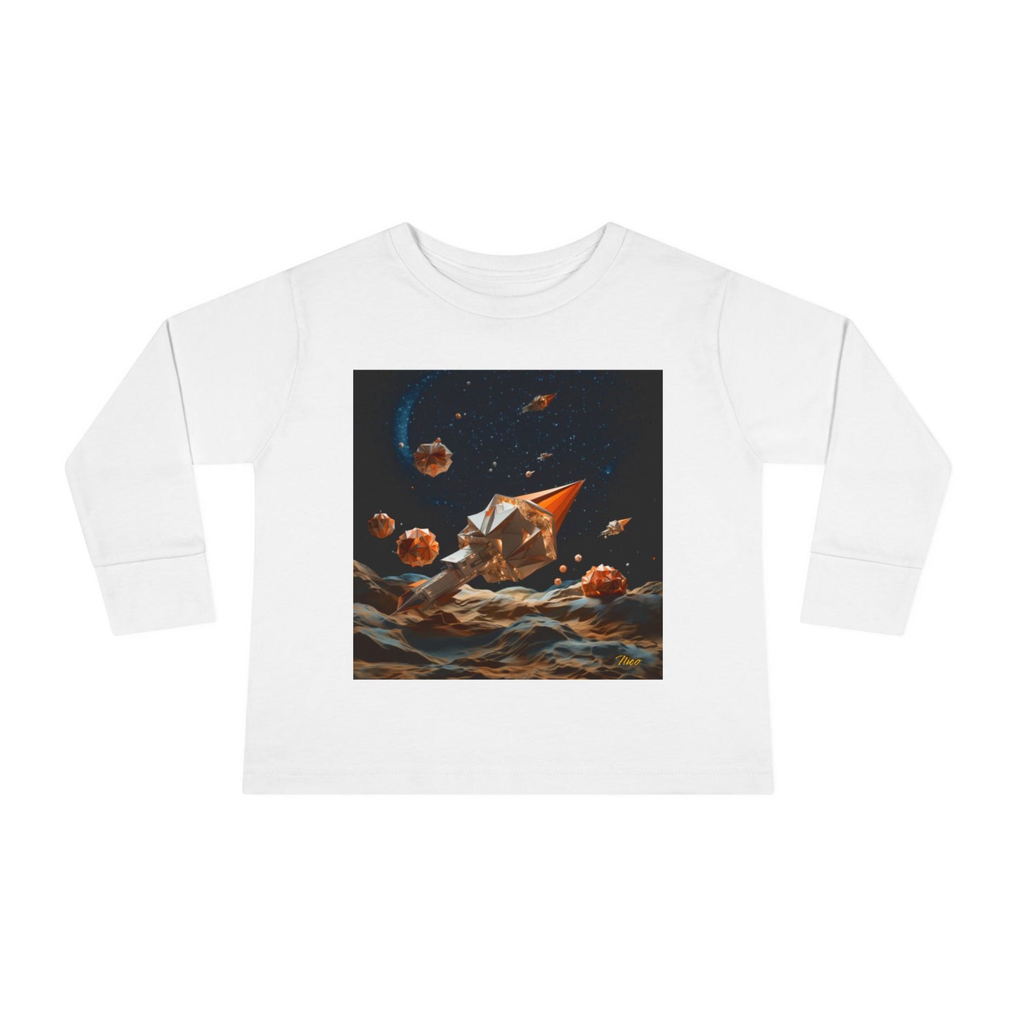 Elons' Dream Series Print #3 Toddler Long Sleeve Tee