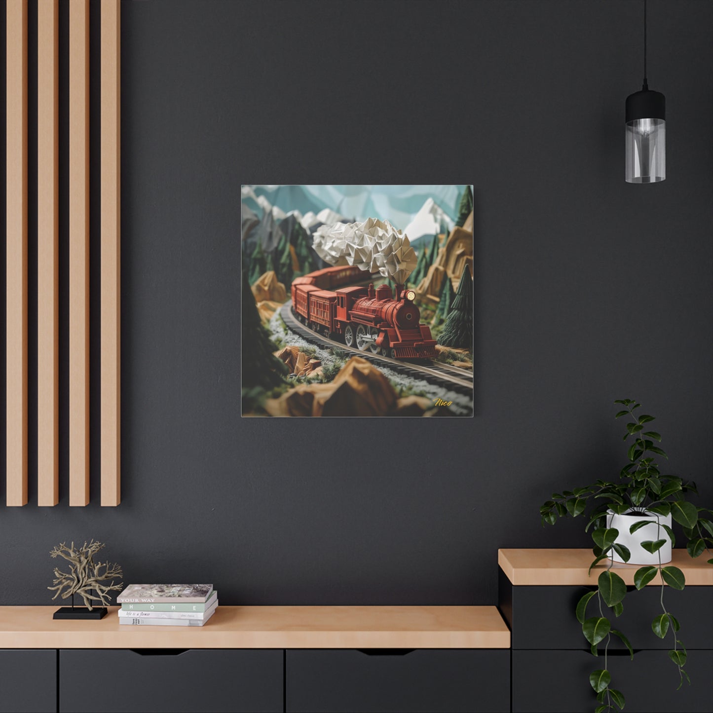 Orient Express Series Print #3 - Streched Matte Canvas Print, 1.25" Thick