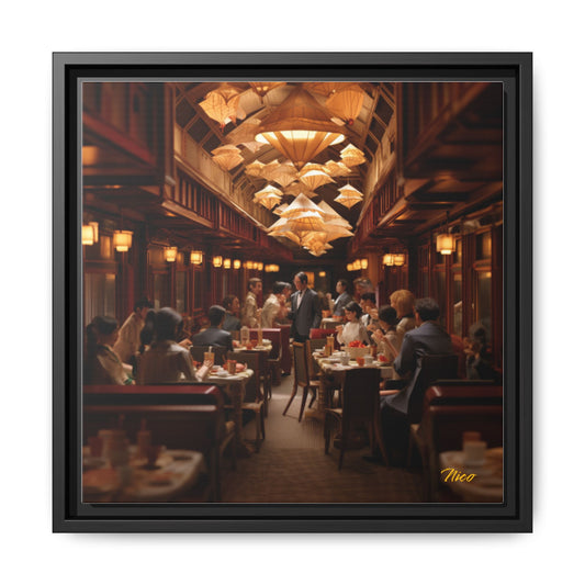 Orient Express Series Print #8 - Black Framed Canvas Print