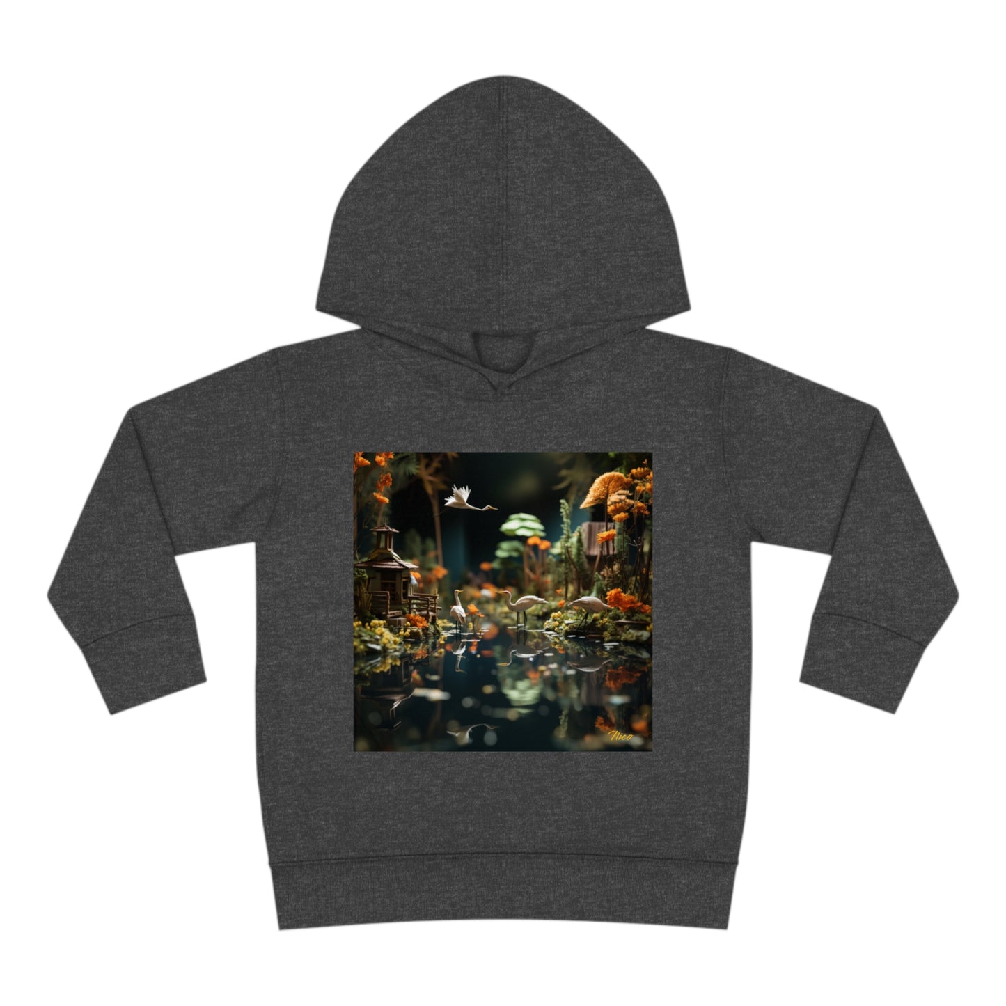 Born On A Bayou Series Print #6 Toddler Pullover Fleece Hoodie