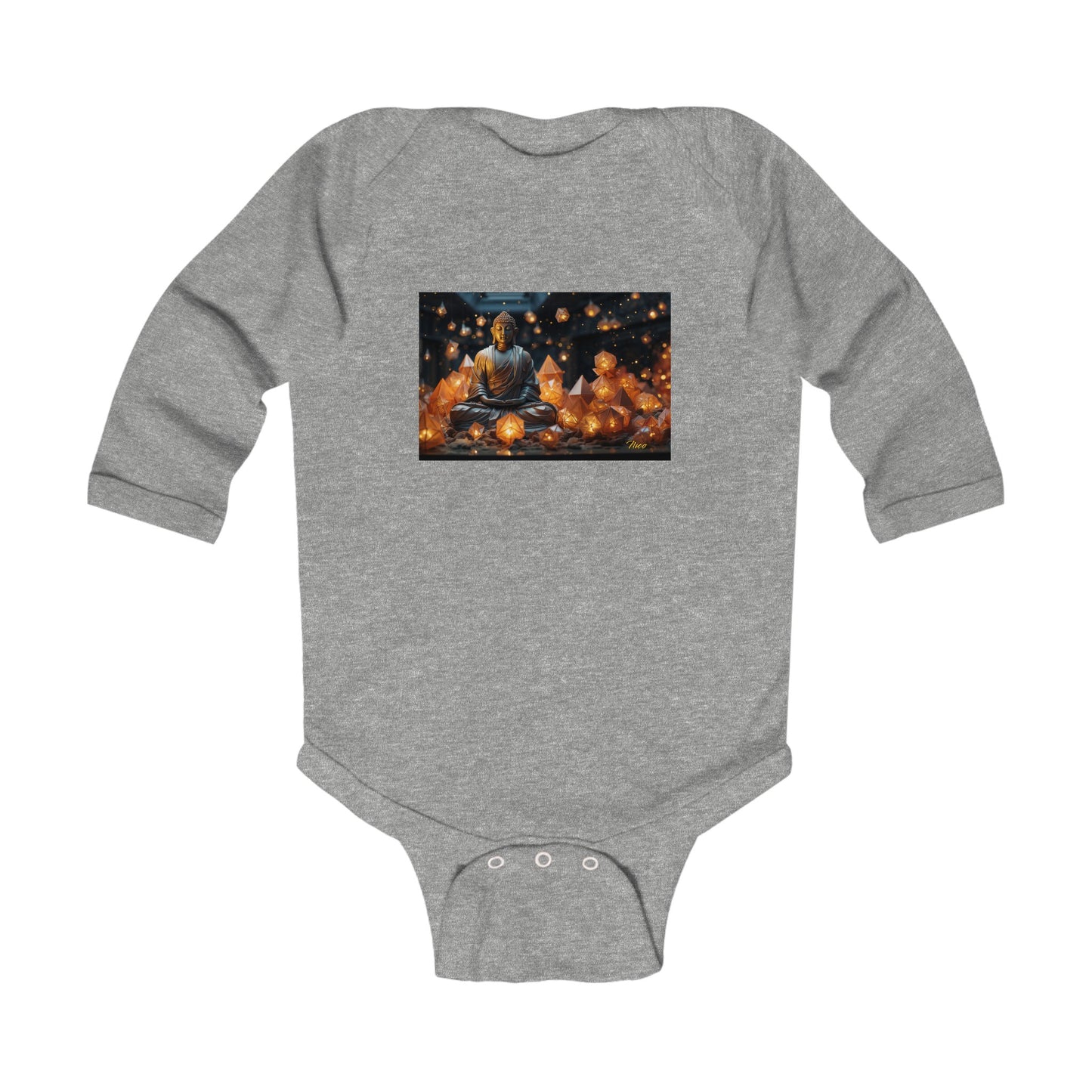 Ascending Buddah Series Print #10 Infant Long Sleeve Bodysuit