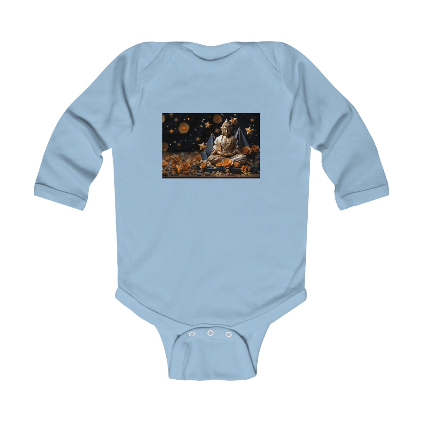 Ascending Buddah Series Print #5 Infant Long Sleeve Bodysuit