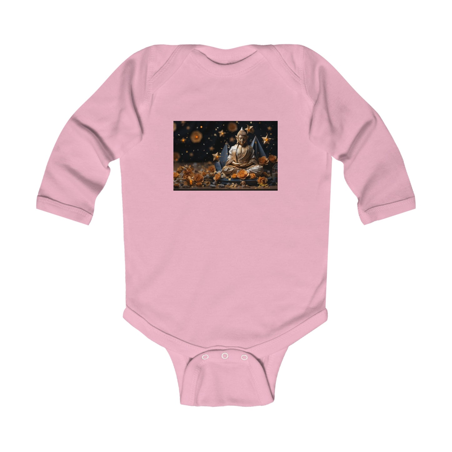 Ascending Buddah Series Print #5 Infant Long Sleeve Bodysuit