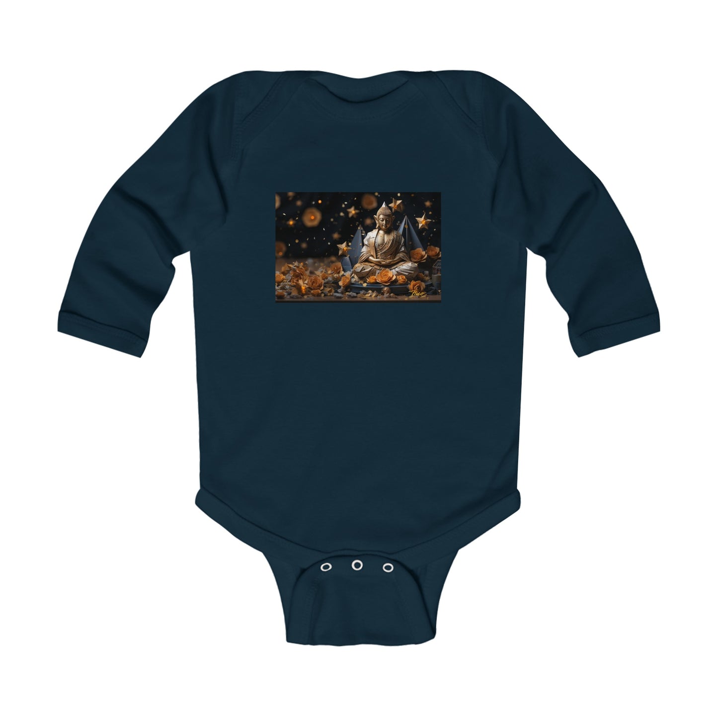 Ascending Buddah Series Print #5 Infant Long Sleeve Bodysuit