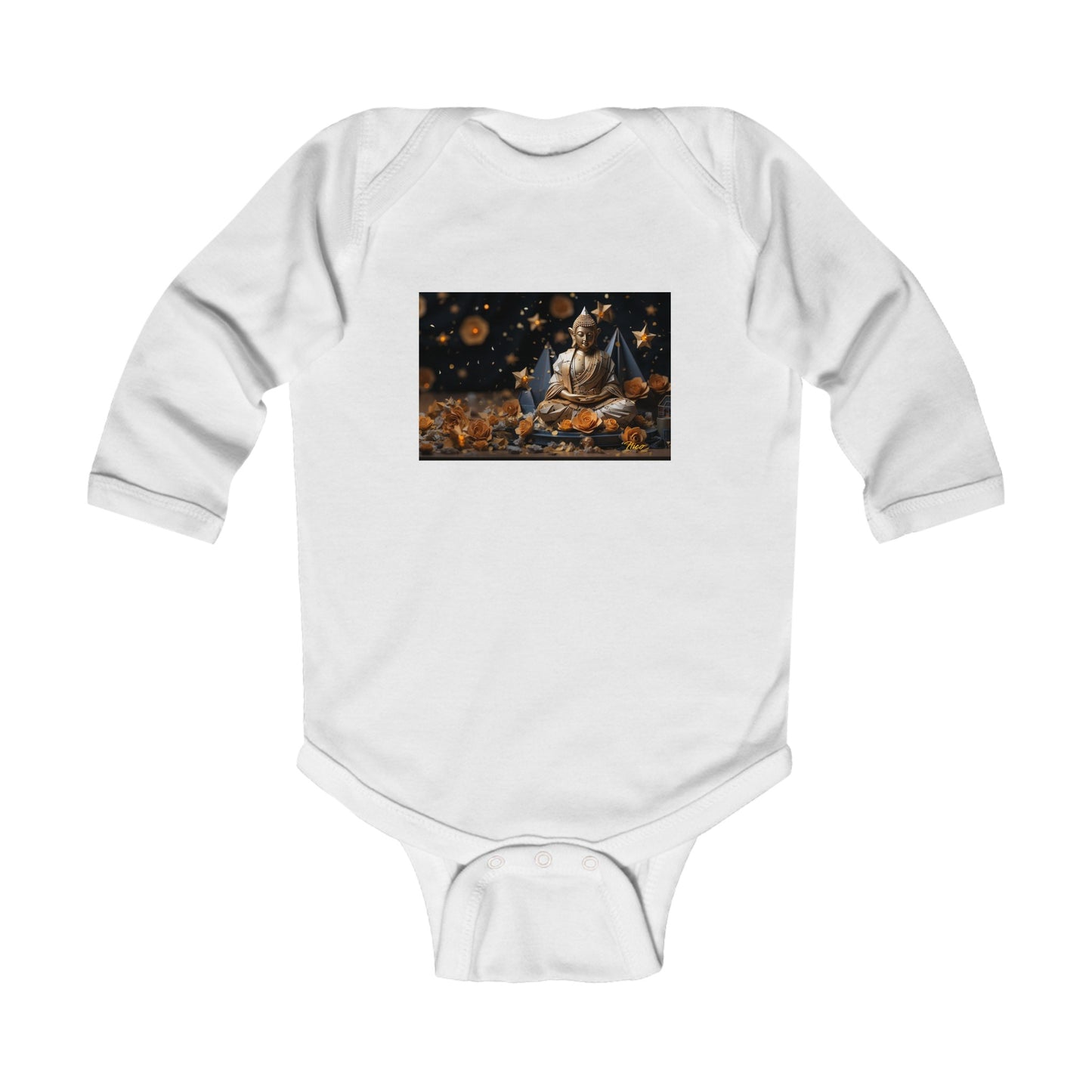 Ascending Buddah Series Print #5 Infant Long Sleeve Bodysuit