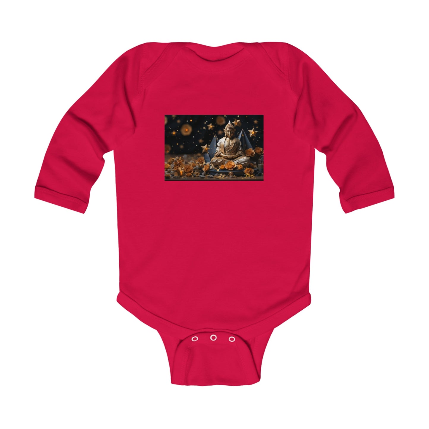 Ascending Buddah Series Print #5 Infant Long Sleeve Bodysuit