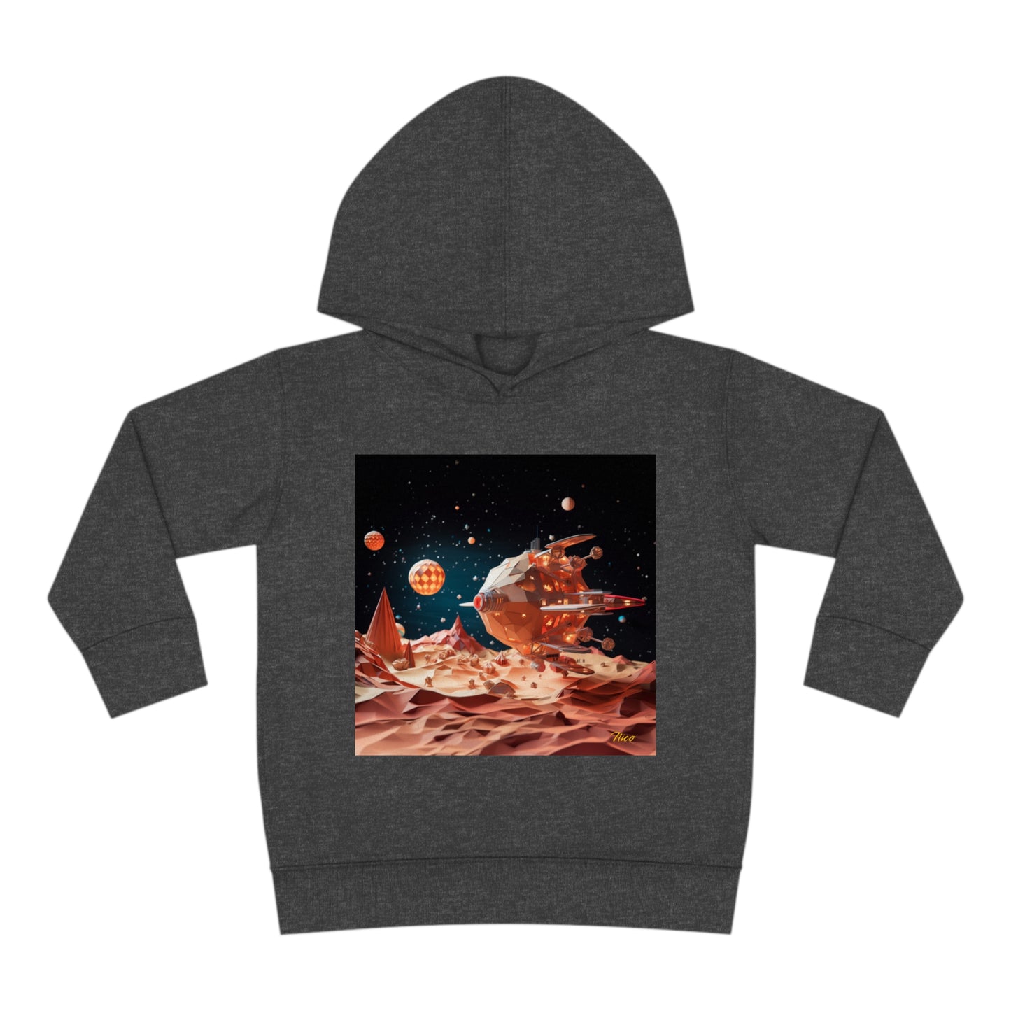 Elons' Dream Series Print #5 Toddler Pullover Fleece Hoodie