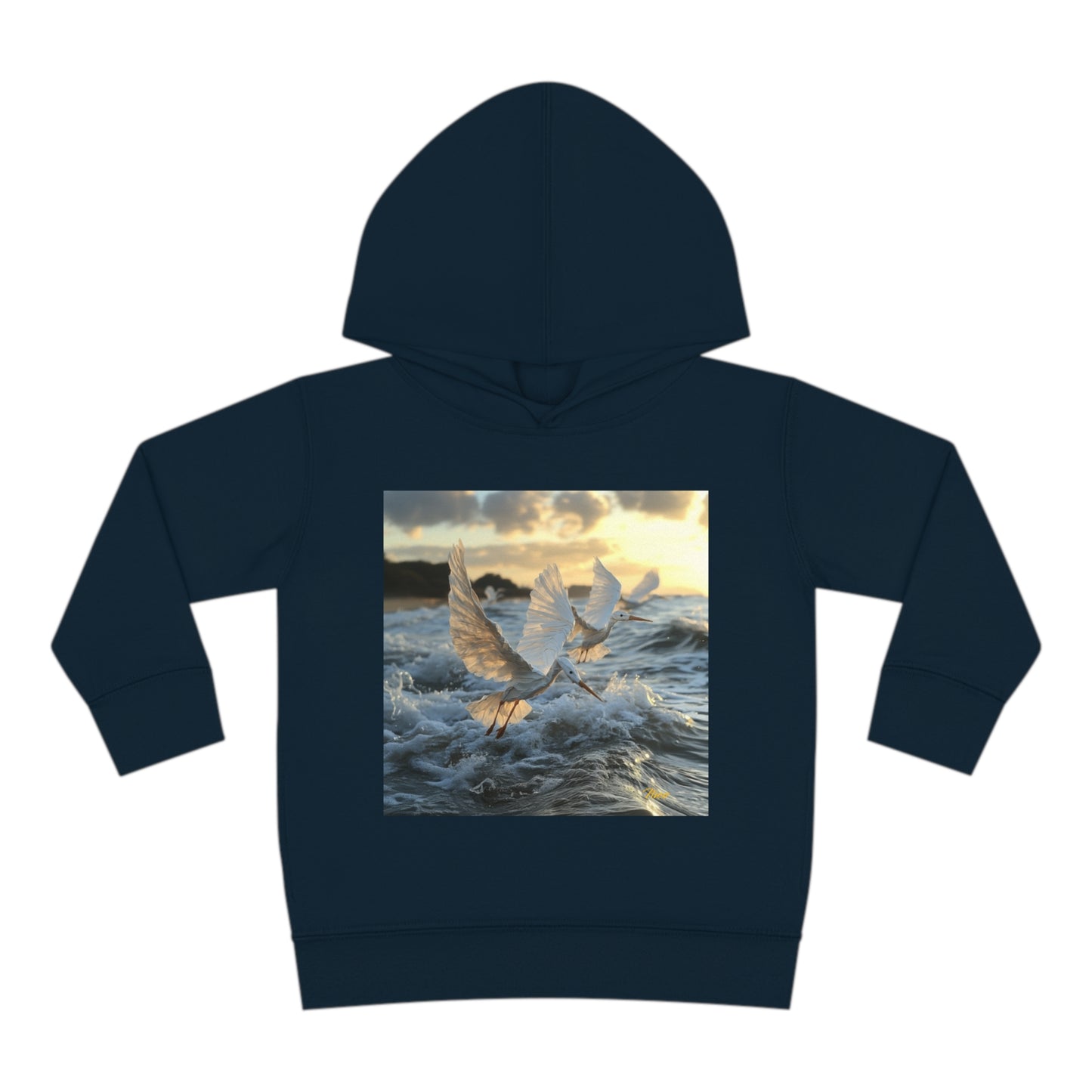 By The Seaside Series Print #10 Toddler Pullover Fleece Hoodie