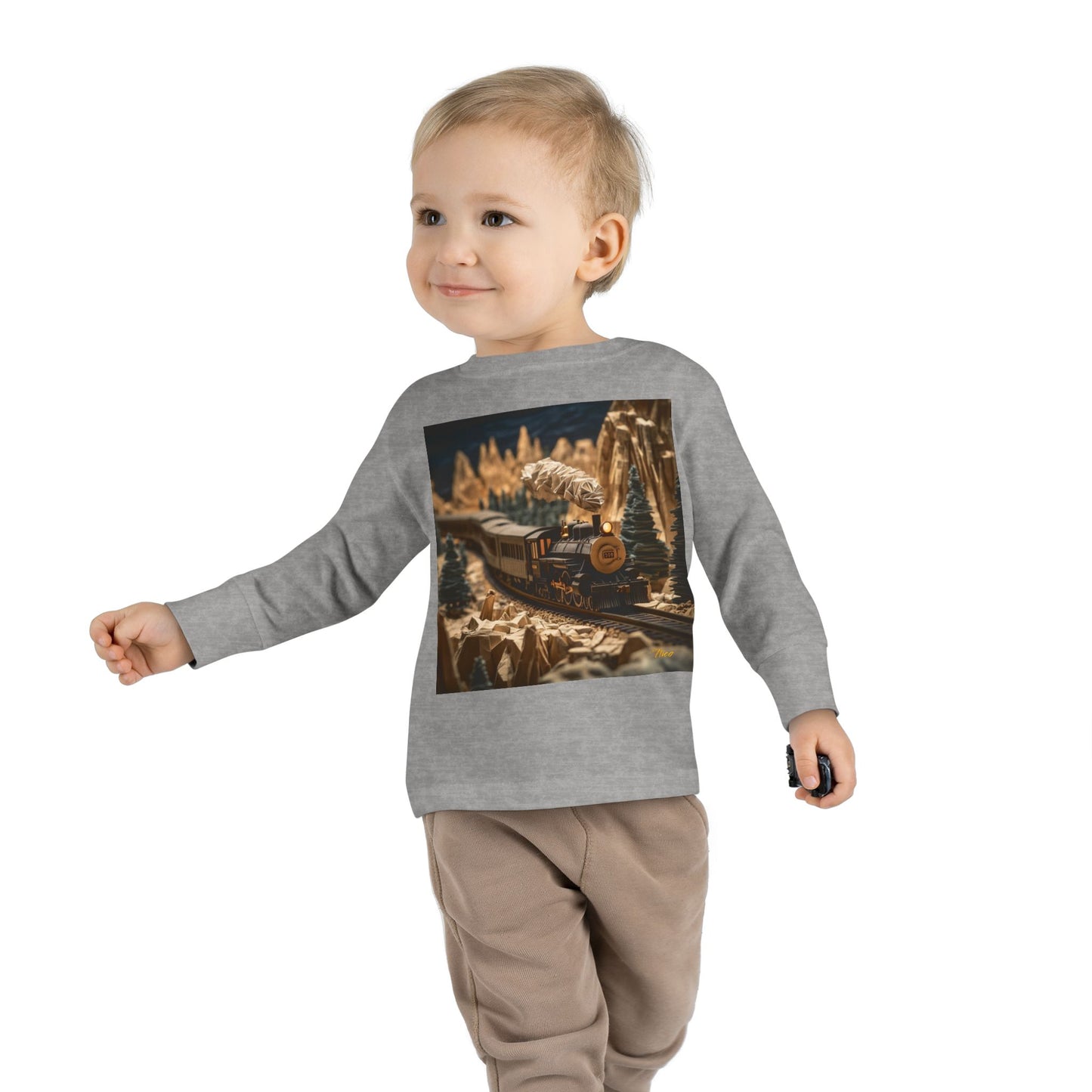 Orient Express Series Print #1 Toddler Long Sleeve Tee