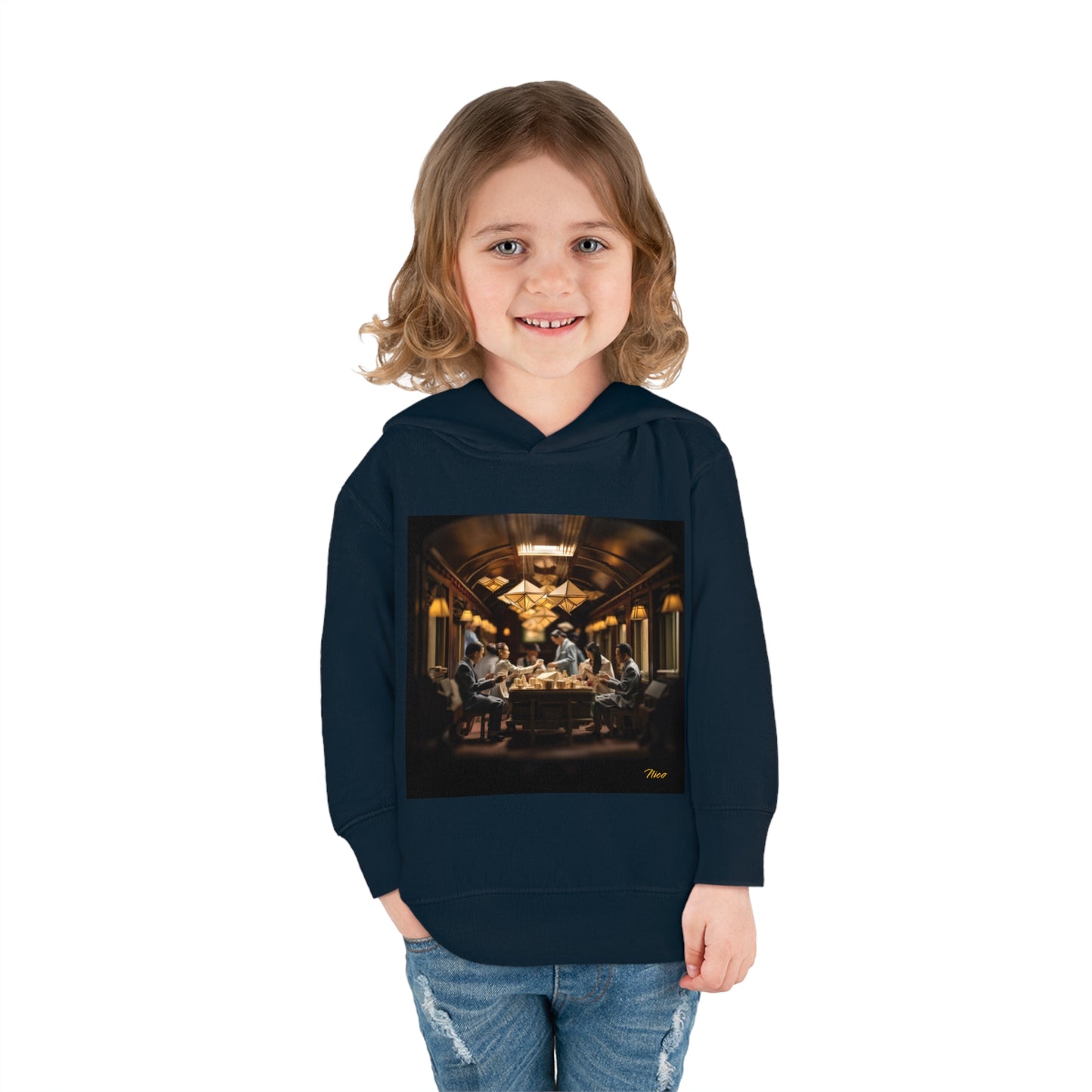 Orient Express Series Print #6 Toddler Pullover Fleece Hoodie