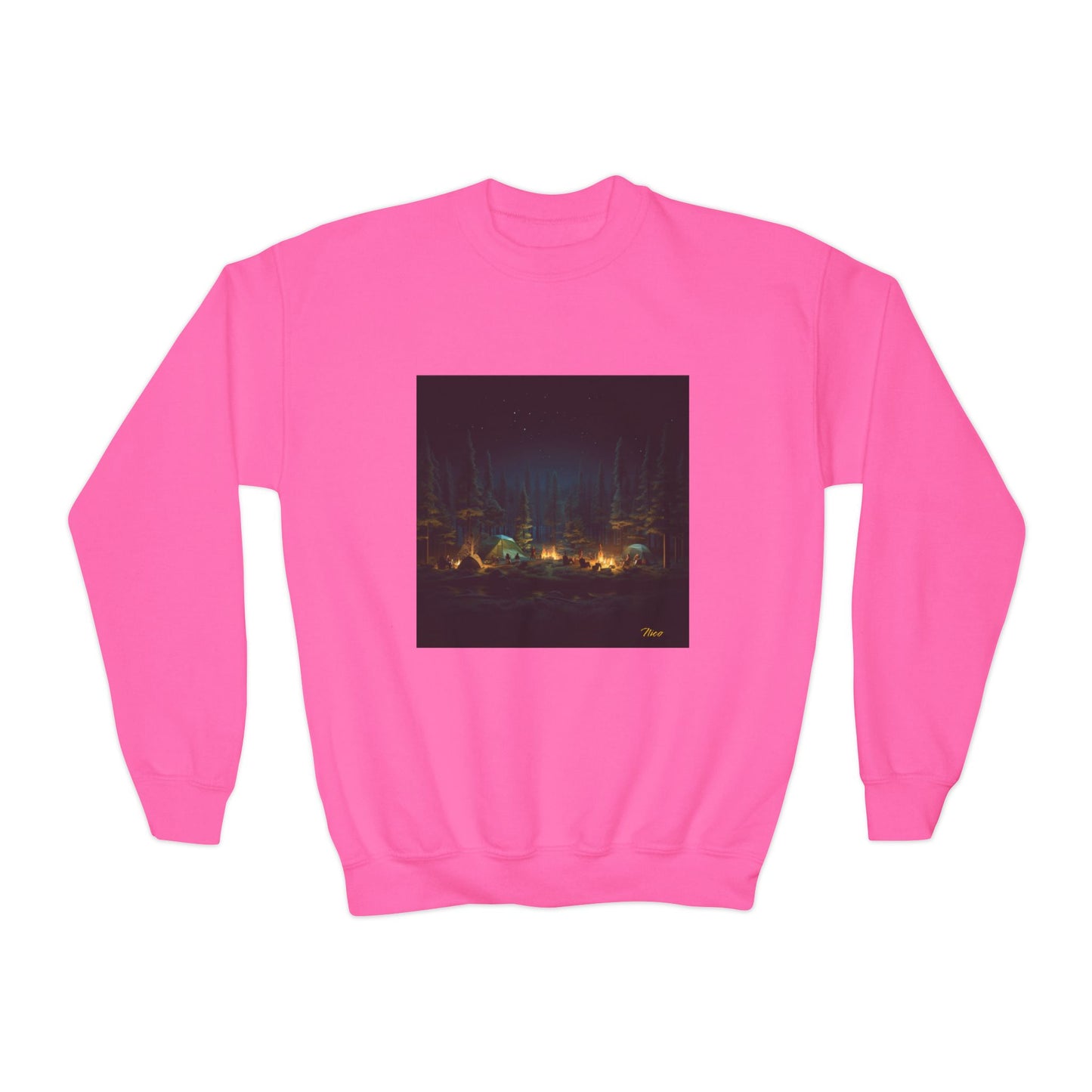 Under The Starry Skies Series Print #2 Youth Crewneck Sweatshirt