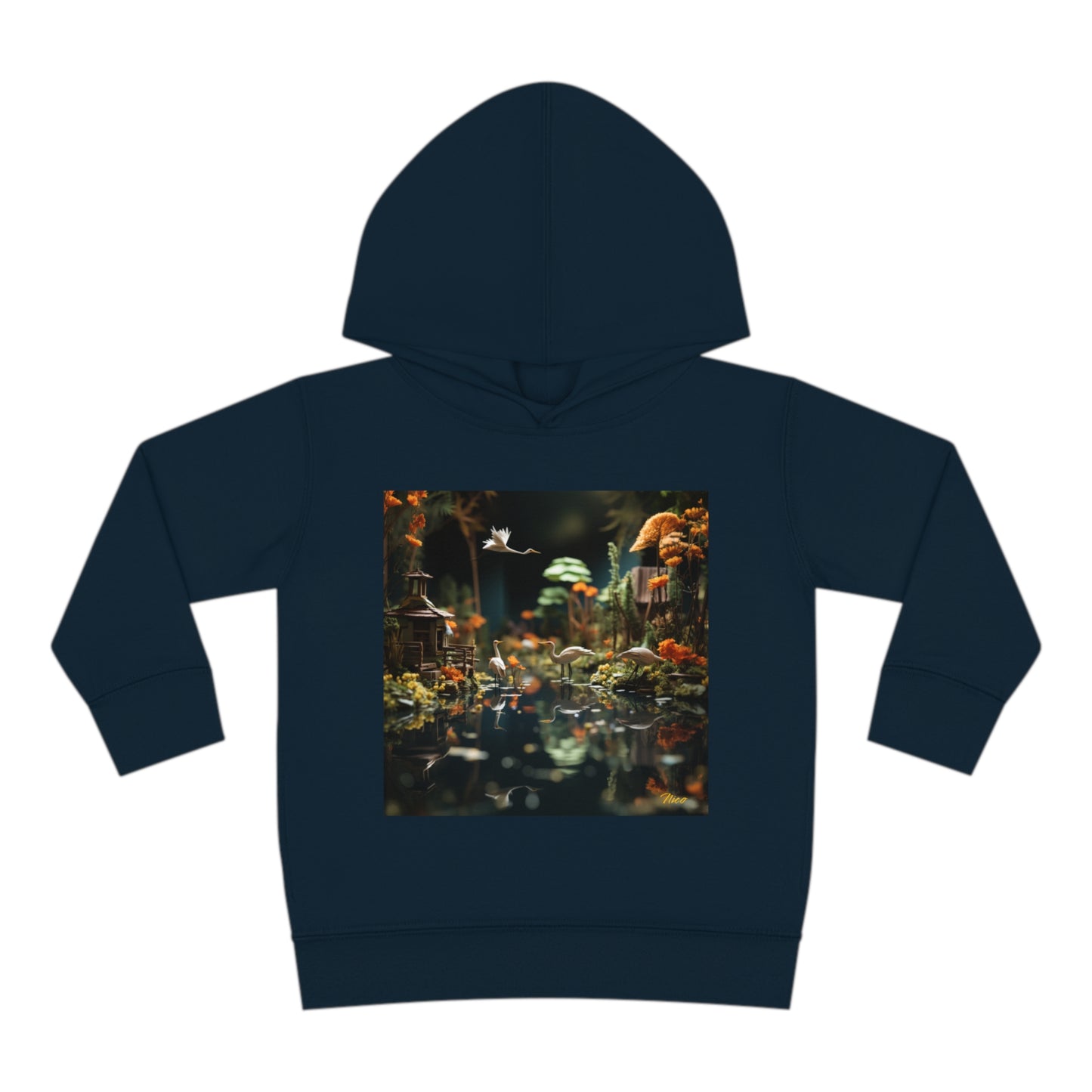 Born On A Bayou Series Print #6 Toddler Pullover Fleece Hoodie