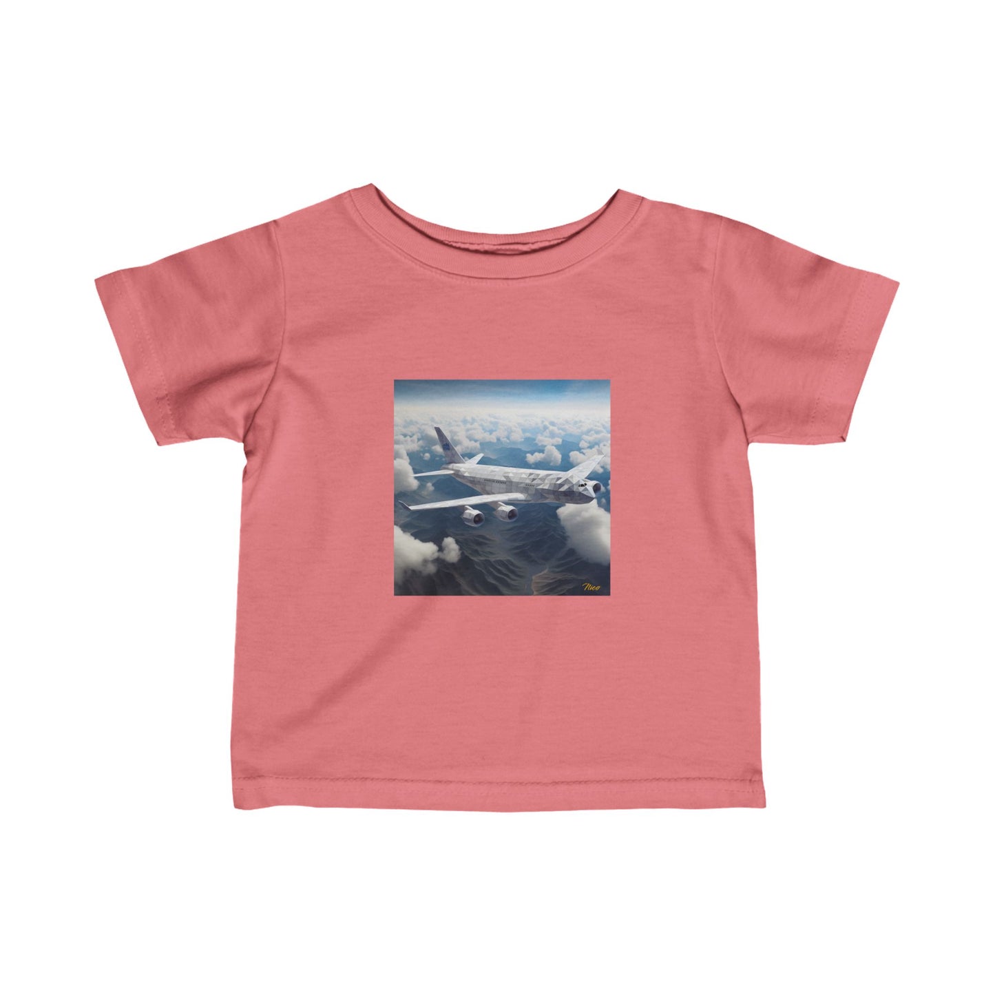 Frequent Flyer Miles Series Print #7 Infant Fine Jersey Tee