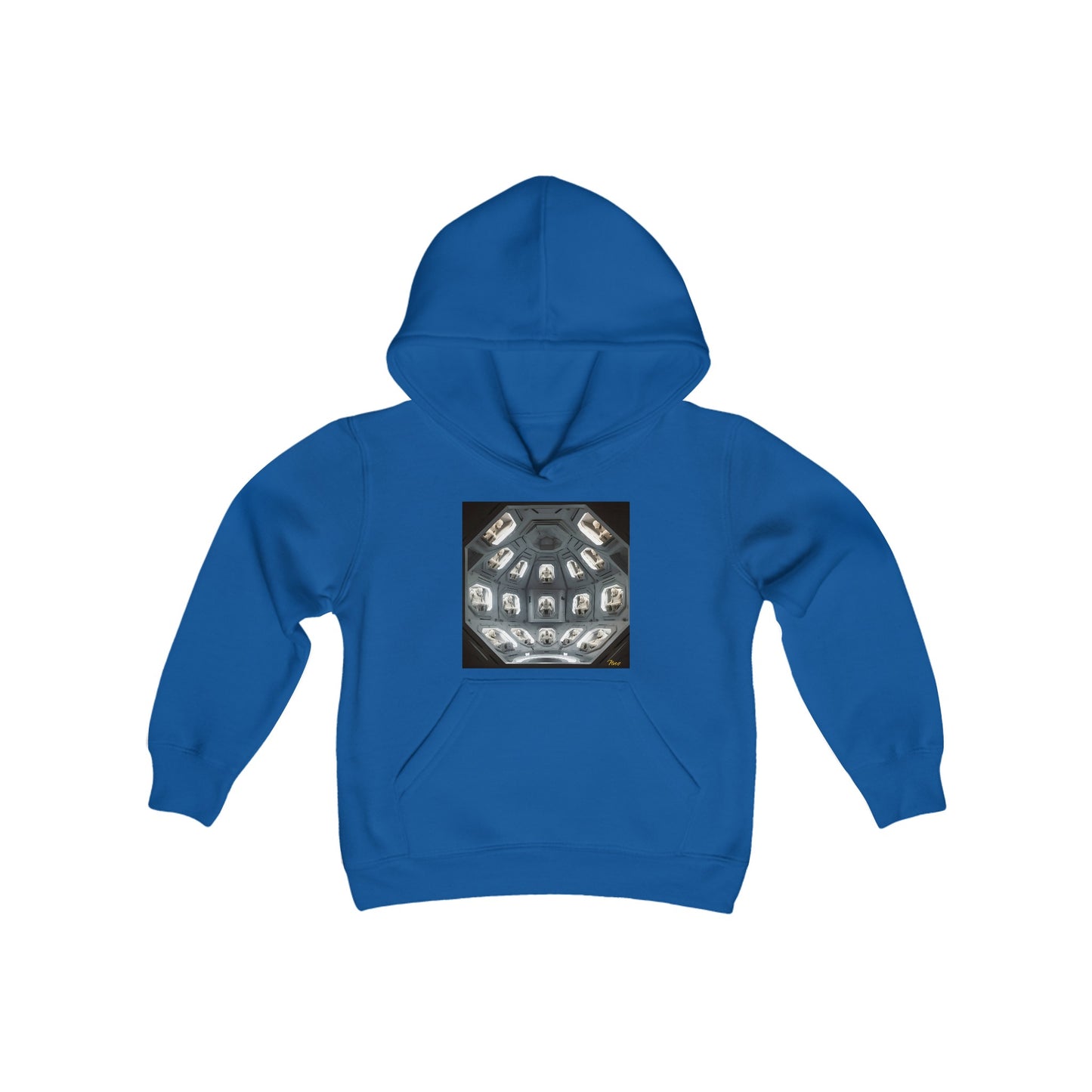 Elons' Dream Series Print #2 Youth Heavy Blend Hooded Sweatshirt