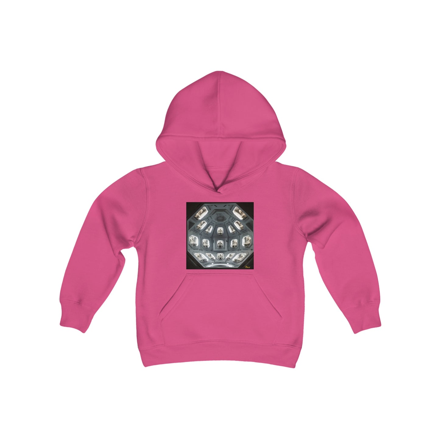 Elons' Dream Series Print #2 Youth Heavy Blend Hooded Sweatshirt