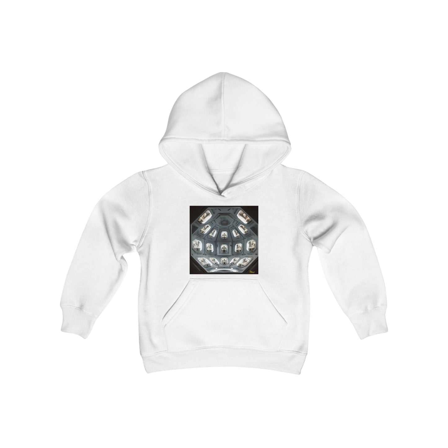 Elons' Dream Series Print #2 Youth Heavy Blend Hooded Sweatshirt