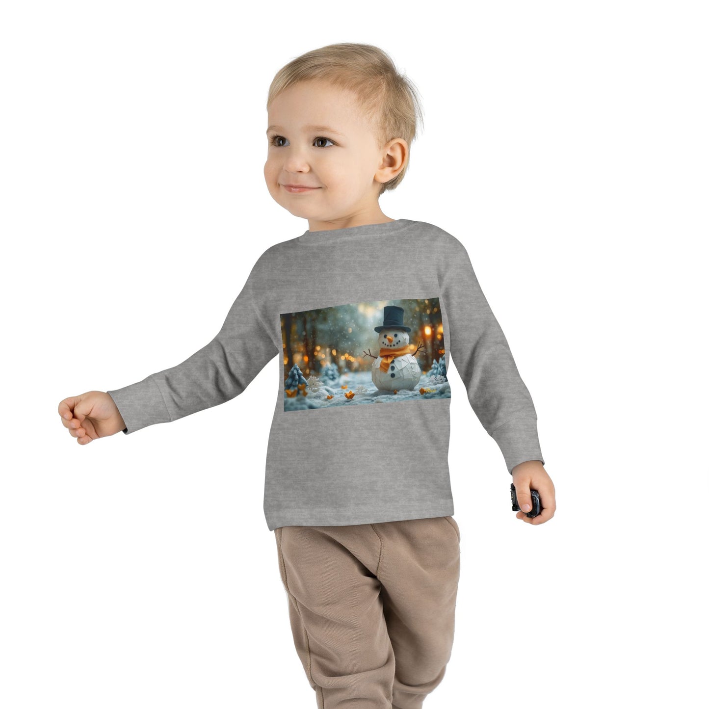 Chirstmas 2024 Series Print #11 Toddler Long Sleeve Tee