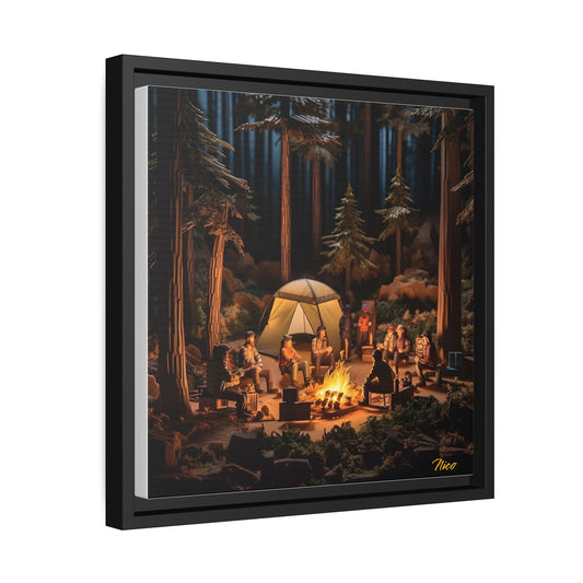 Campfire Series Print #8 - Black Framed Canvas Print