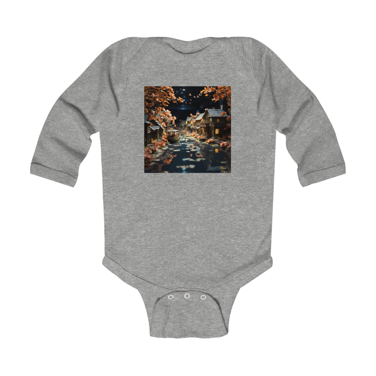 Born On A Bayou Series Print #7 Infant Long Sleeve Bodysuit