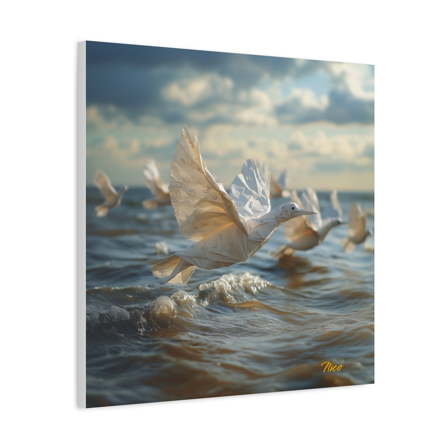 By The Seaside Series Print #8 - Streched Matte Canvas Print, 1.25" Thick