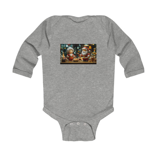 Chirstmas 2024 Series Print #2 Infant Long Sleeve Bodysuit