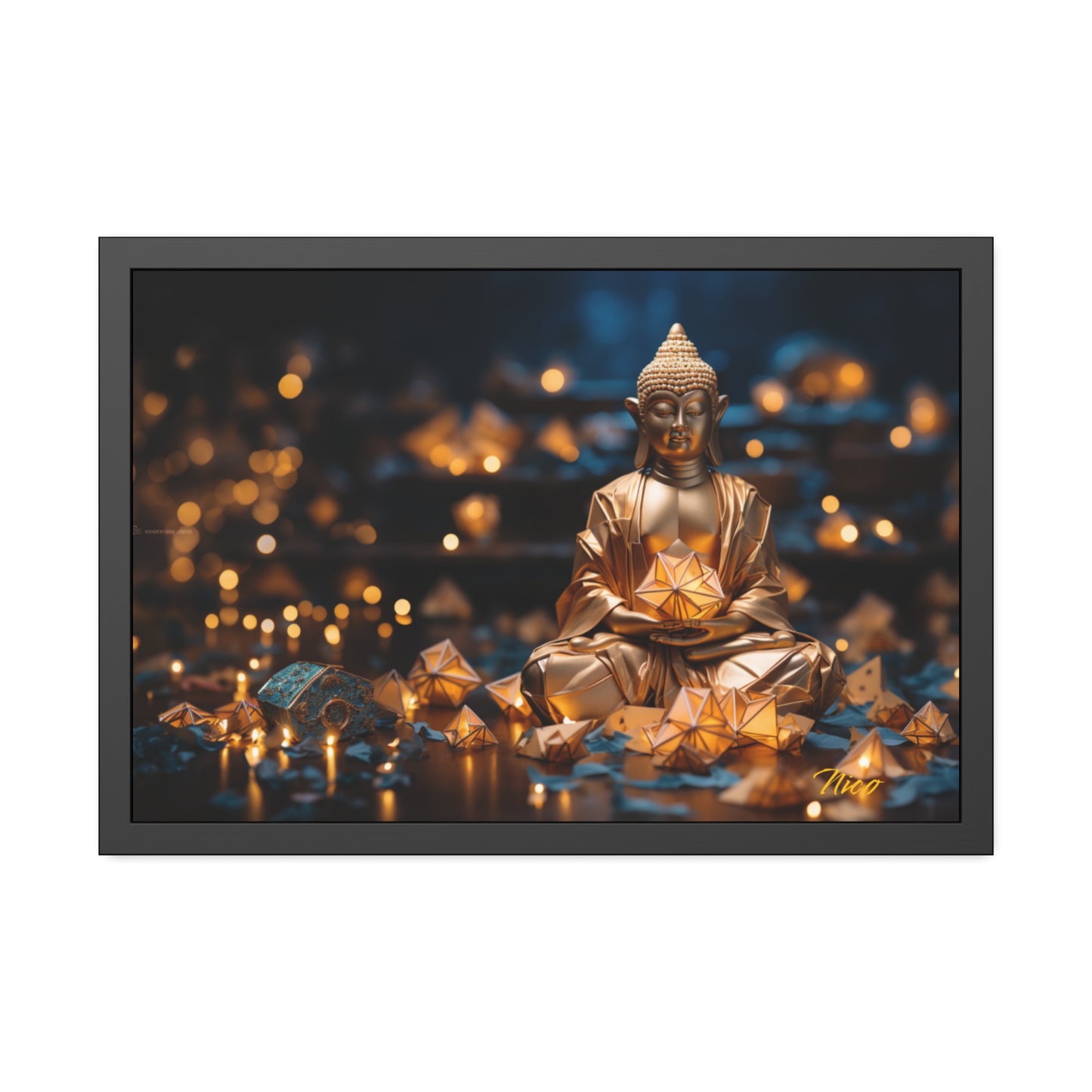 Ascending Buddha Series Print #9 - Framed Fine Art Paper Print