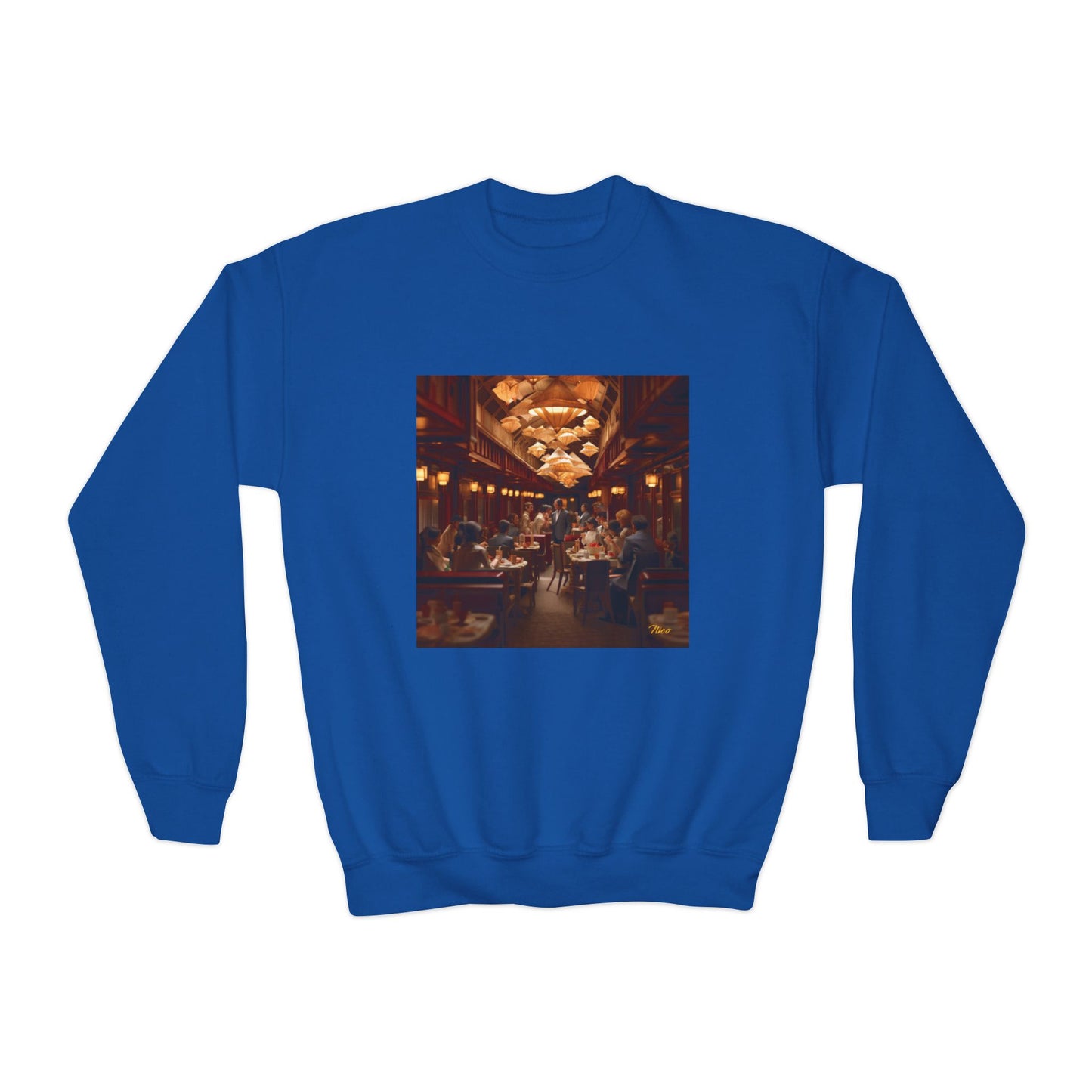 Orient Express Series Print #8 Youth Crewneck Sweatshirt