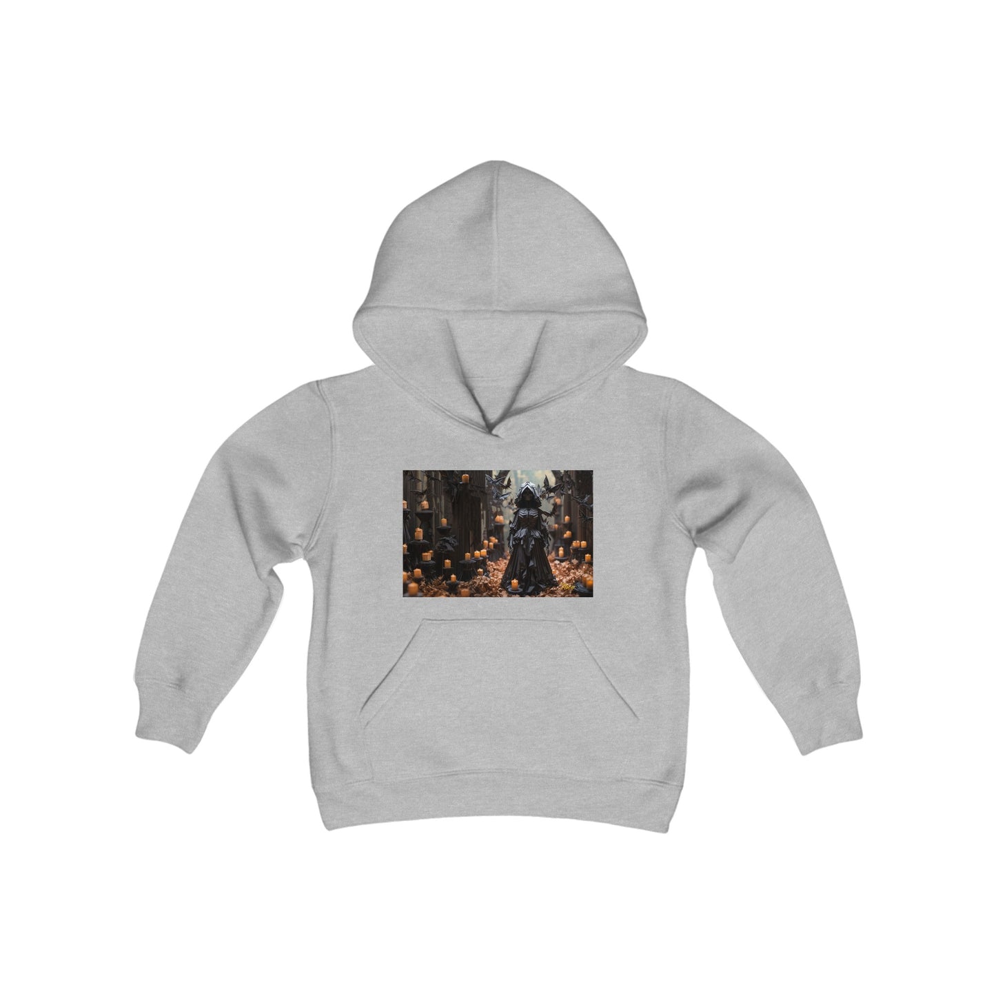 Halloween 2024 Series Print #5 Youth Heavy Blend Hooded Sweatshirt