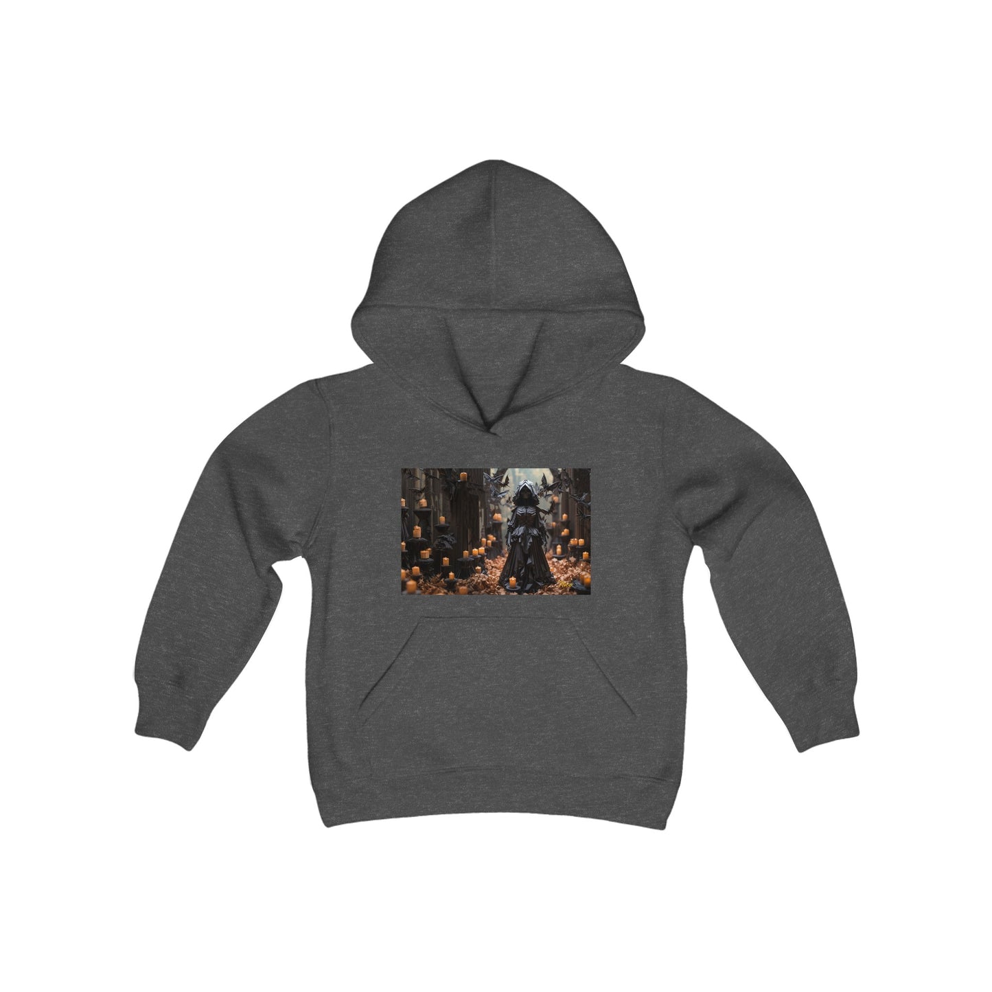 Halloween 2024 Series Print #5 Youth Heavy Blend Hooded Sweatshirt