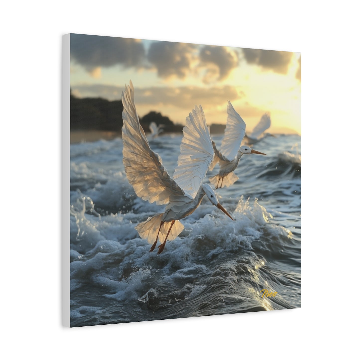 By The Seaside Series Print #10 - Streched Matte Canvas Print, 1.25" Thick