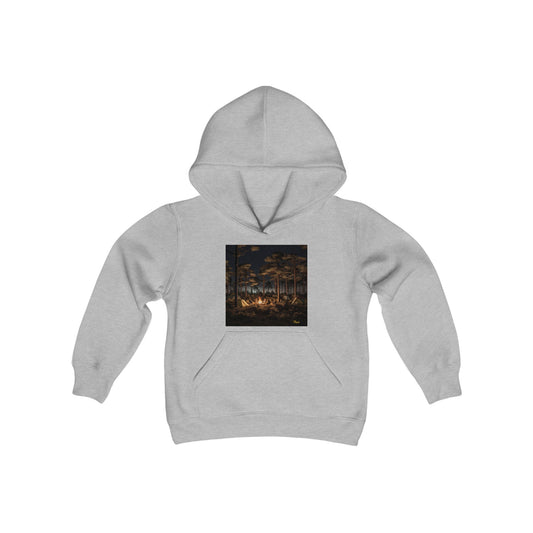 Under The Starry Skies Series Print #9 Youth Heavy Blend Hooded Sweatshirt