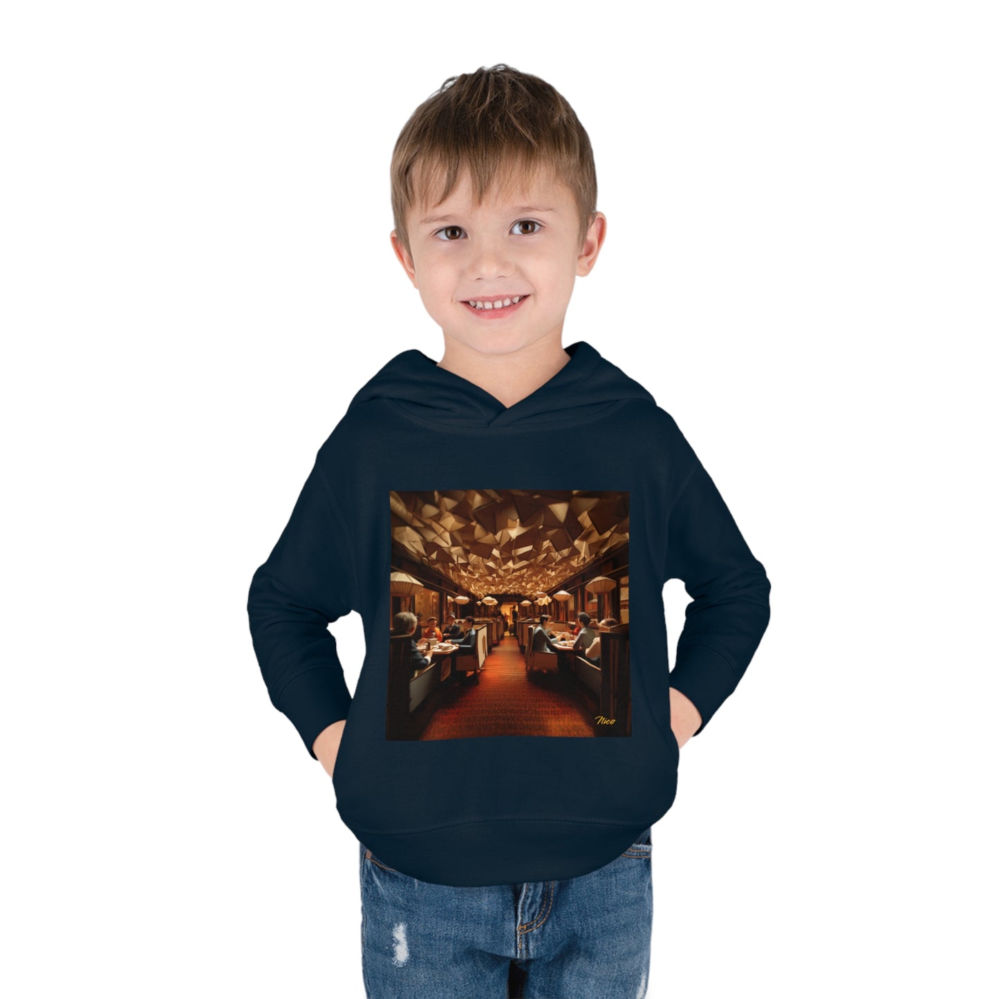 Orient Express Series Print #2 Toddler Pullover Fleece Hoodie