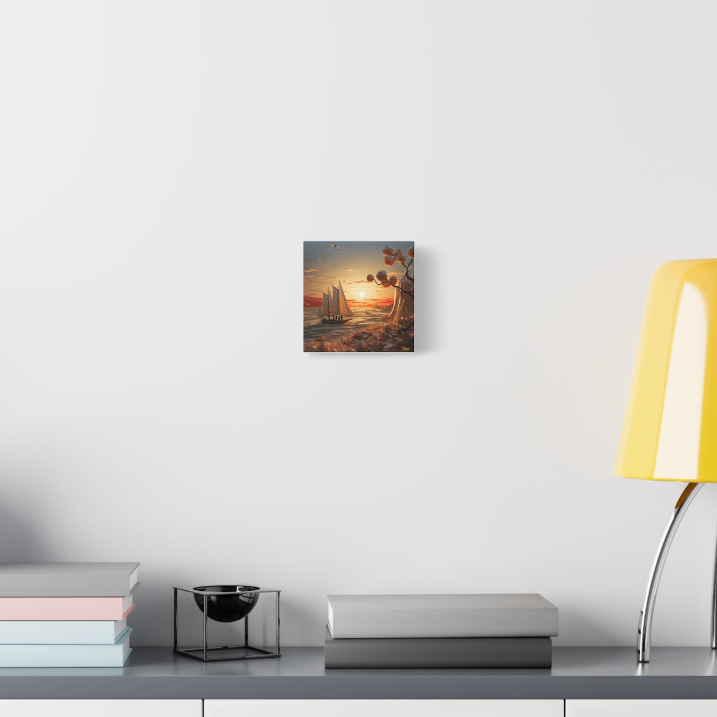 Into The Sunset Series Print #10 - Streched Matte Canvas Print, 1.25" Thick