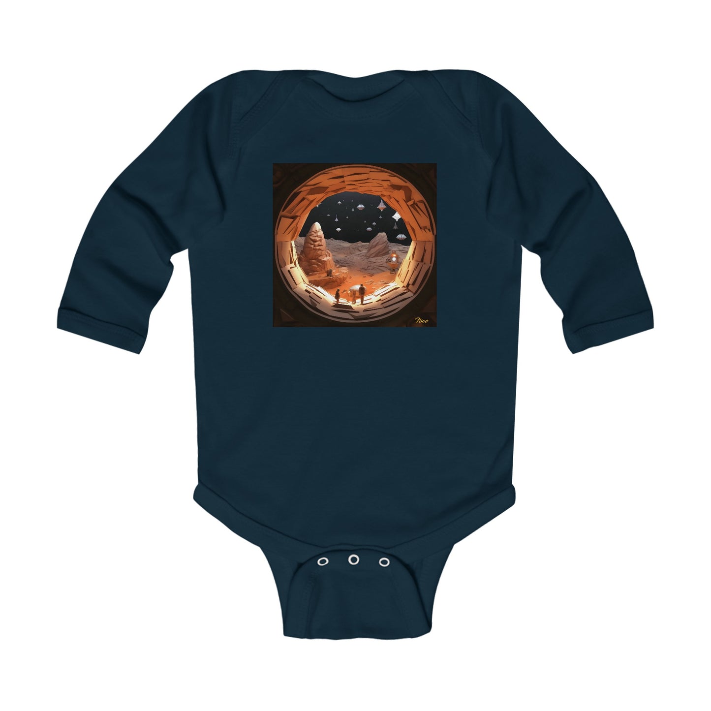 Elons' Dream Series Print #4 Infant Long Sleeve Bodysuit