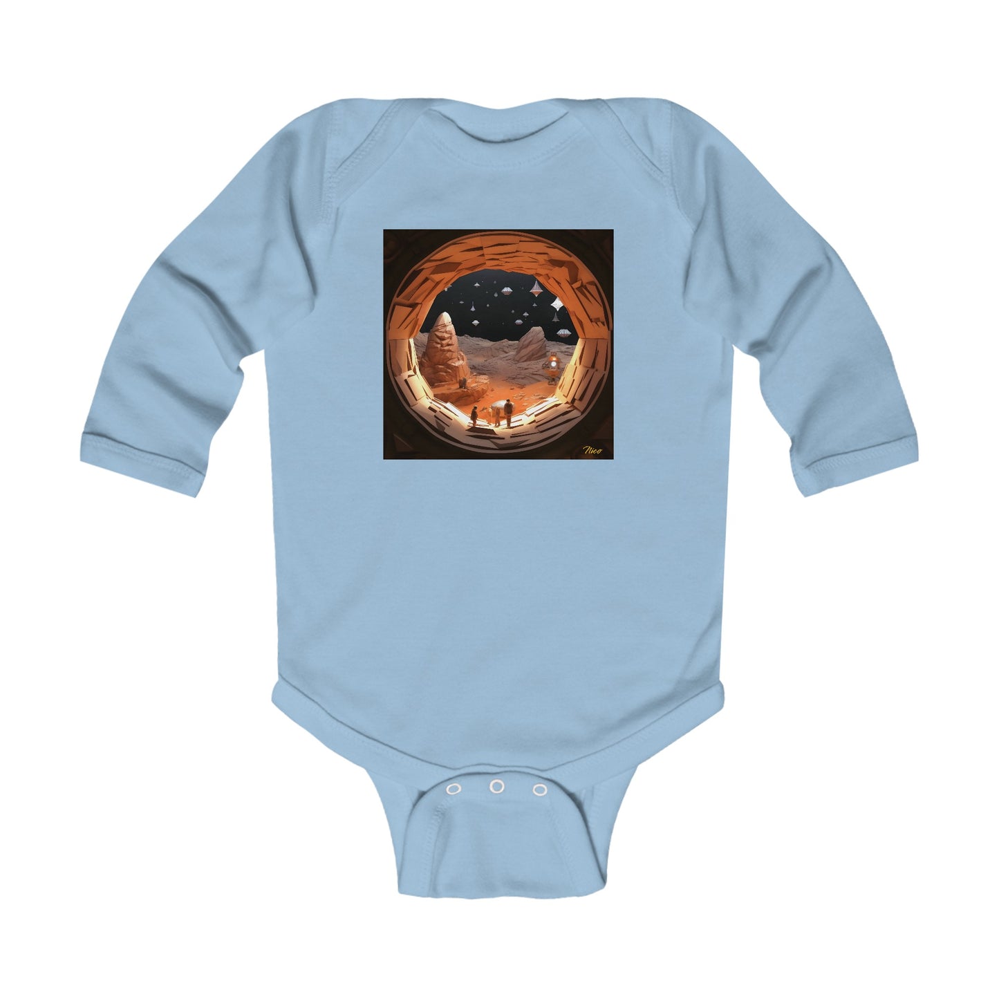 Elons' Dream Series Print #4 Infant Long Sleeve Bodysuit