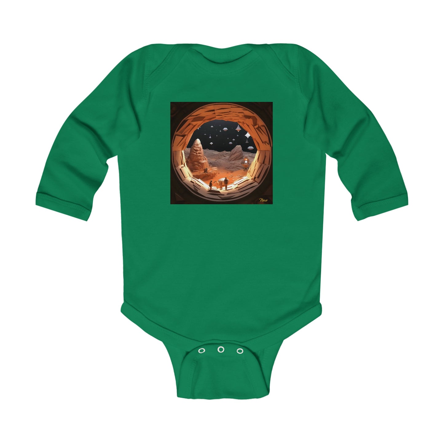 Elons' Dream Series Print #4 Infant Long Sleeve Bodysuit