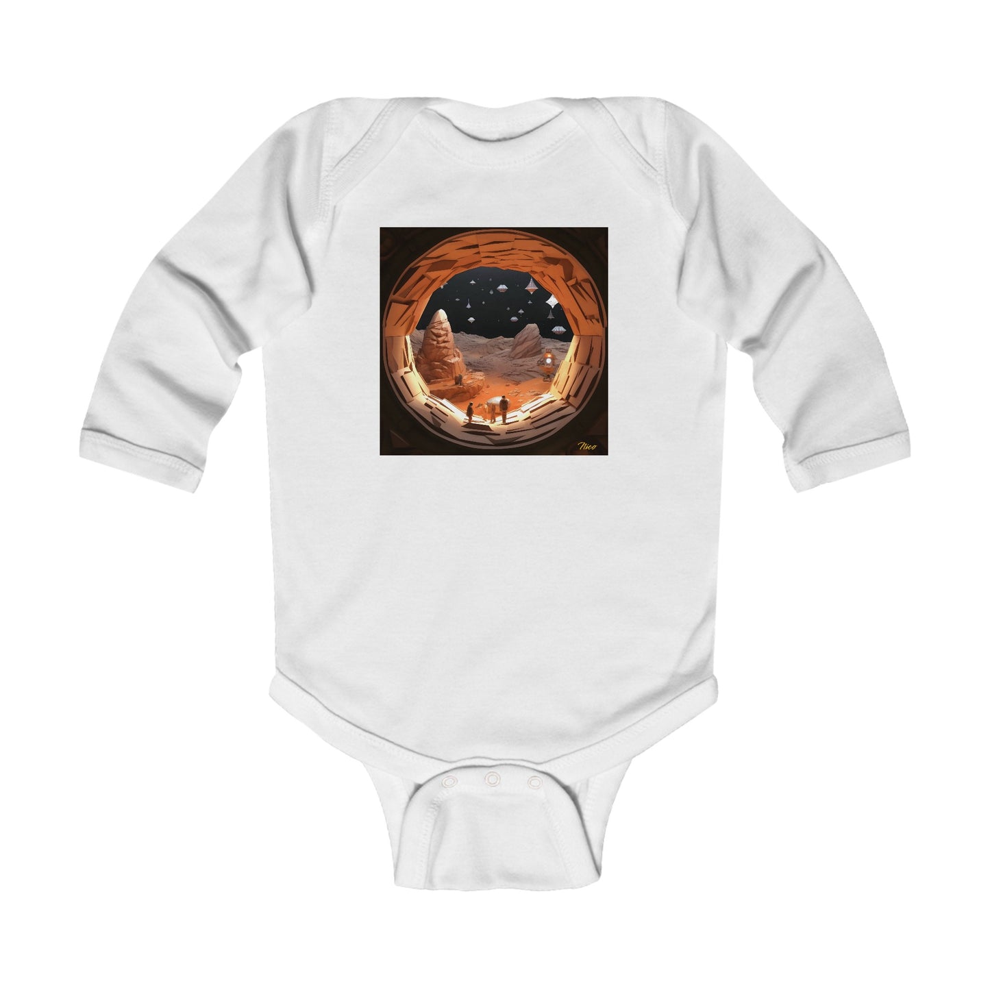 Elons' Dream Series Print #4 Infant Long Sleeve Bodysuit