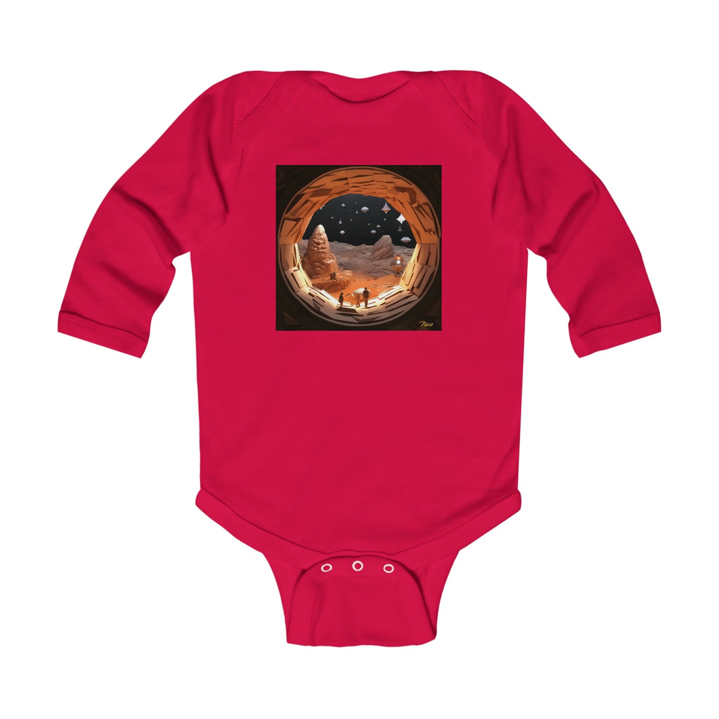 Elons' Dream Series Print #4 Infant Long Sleeve Bodysuit