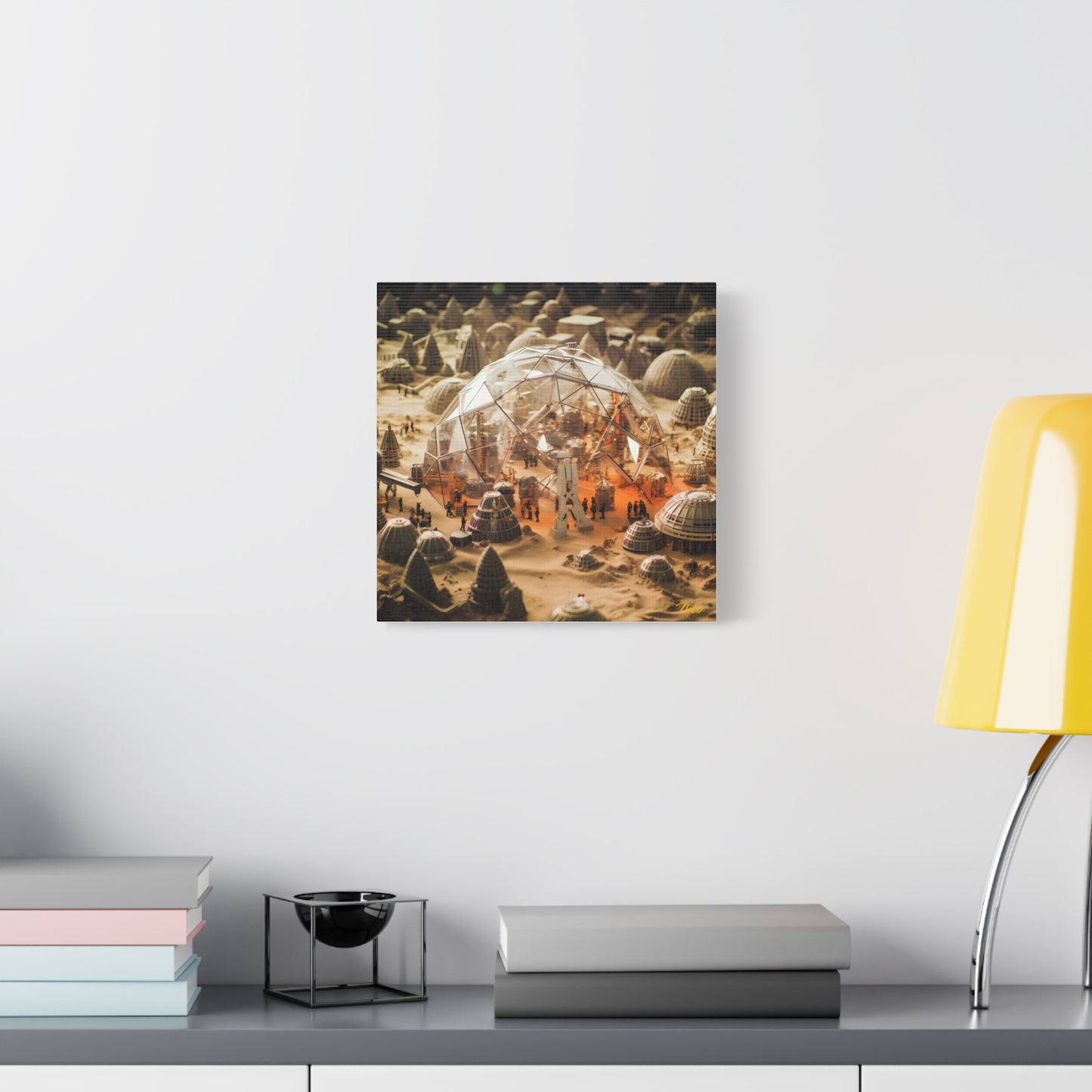 Elons' Dream Series Print #9 - Streched Matte Canvas Print, 1.25" Thick