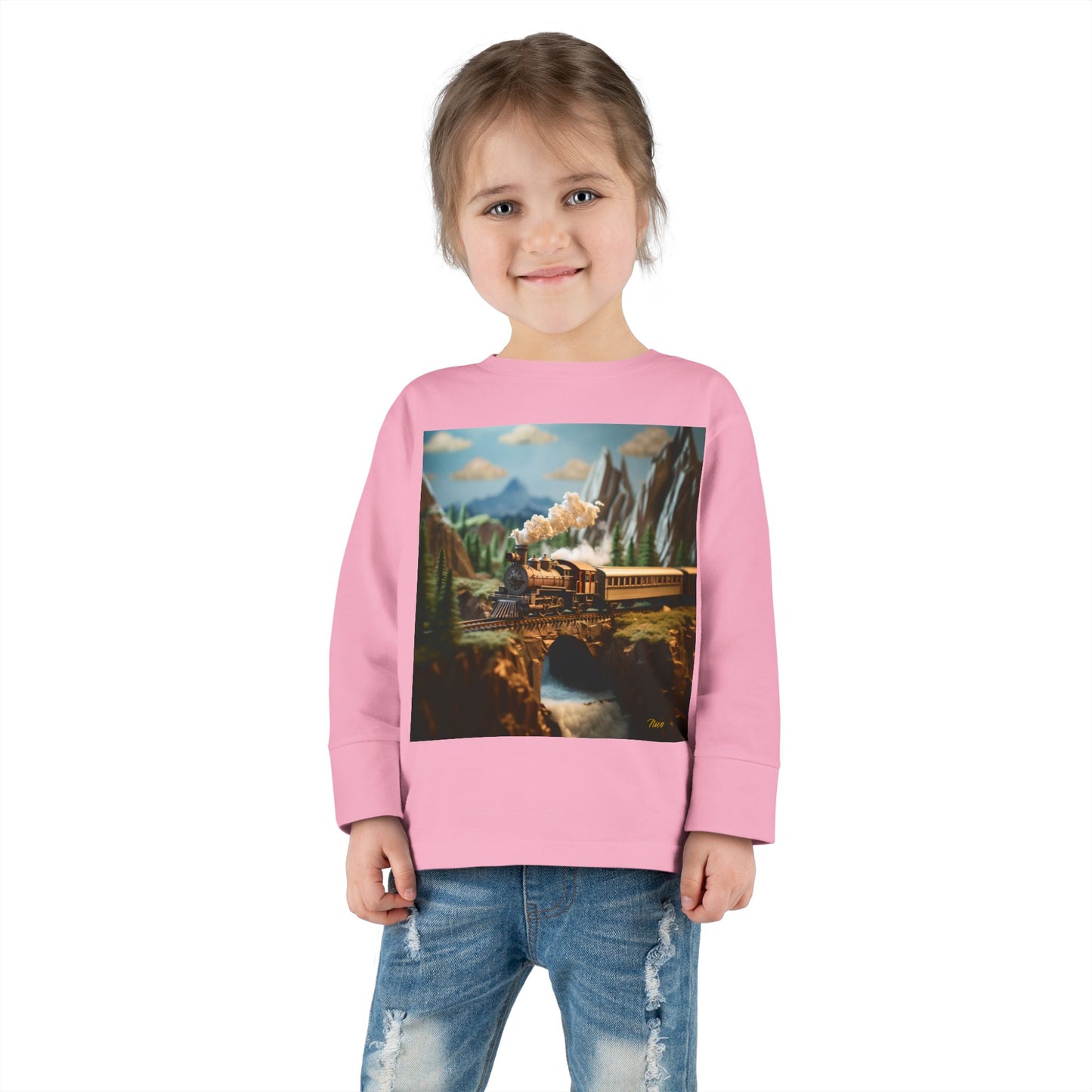 Orient Express Series Print #5 Toddler Long Sleeve Tee