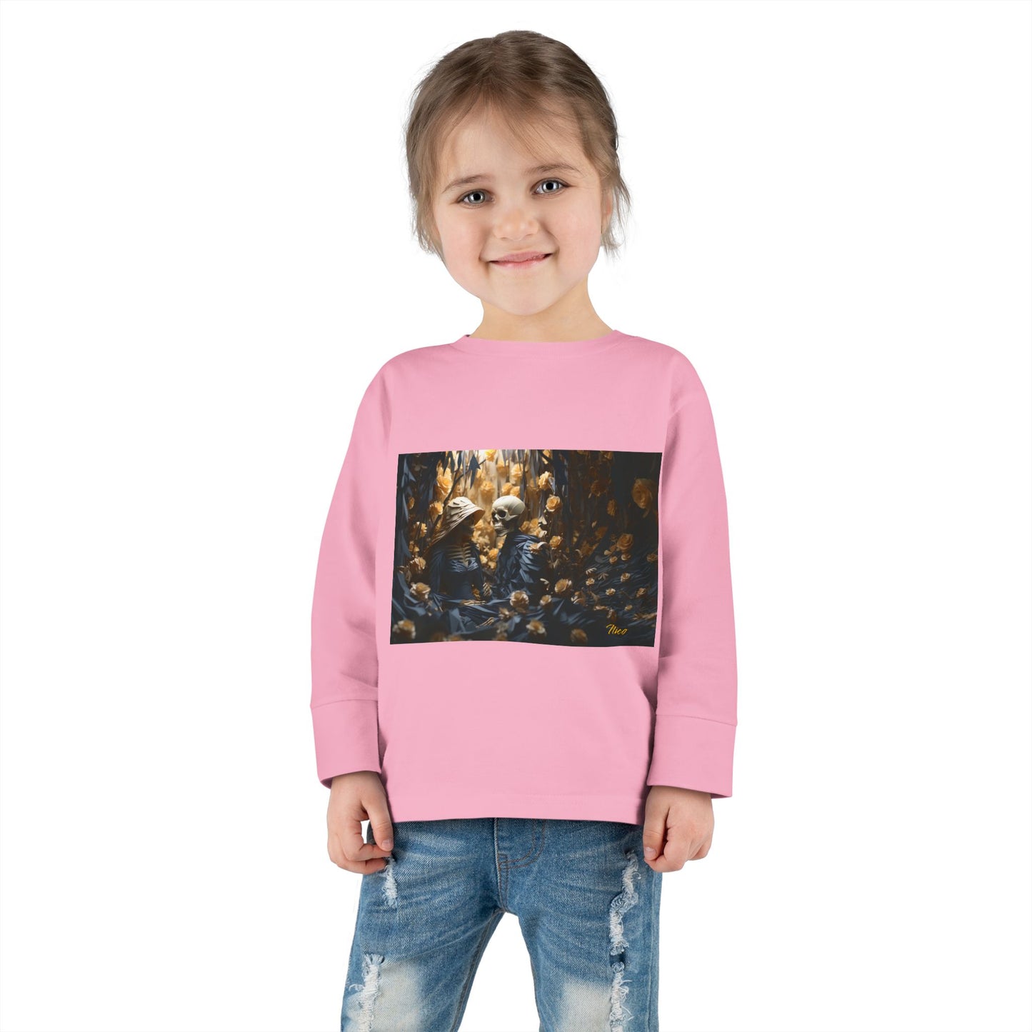 Halloween 2024 Series Print #4 Toddler Long Sleeve Tee