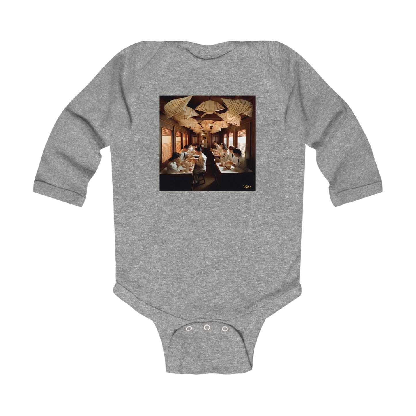 Orient Express Series Print #4 Infant Long Sleeve Bodysuit