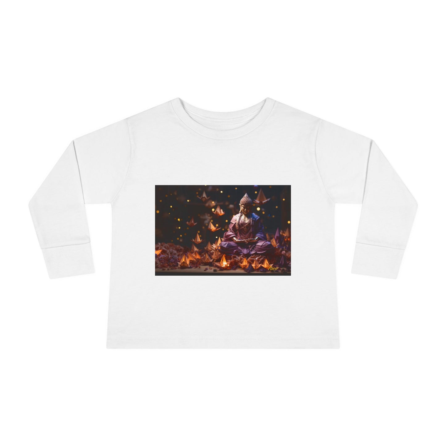 Ascending Buddha Series Print #6 Toddler Long Sleeve Tee