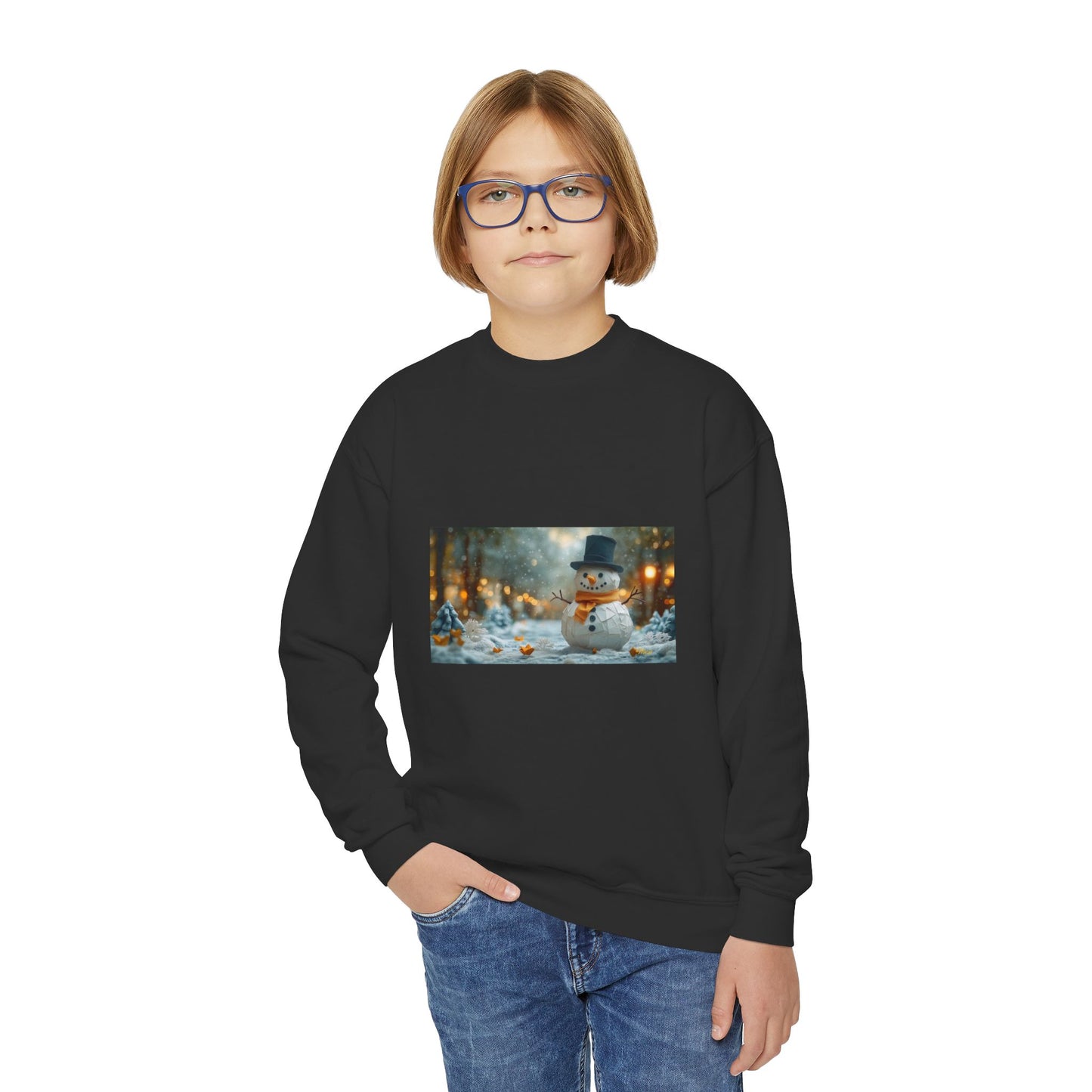 Chirstmas 2024 Series Print #11 Youth Crewneck Sweatshirt