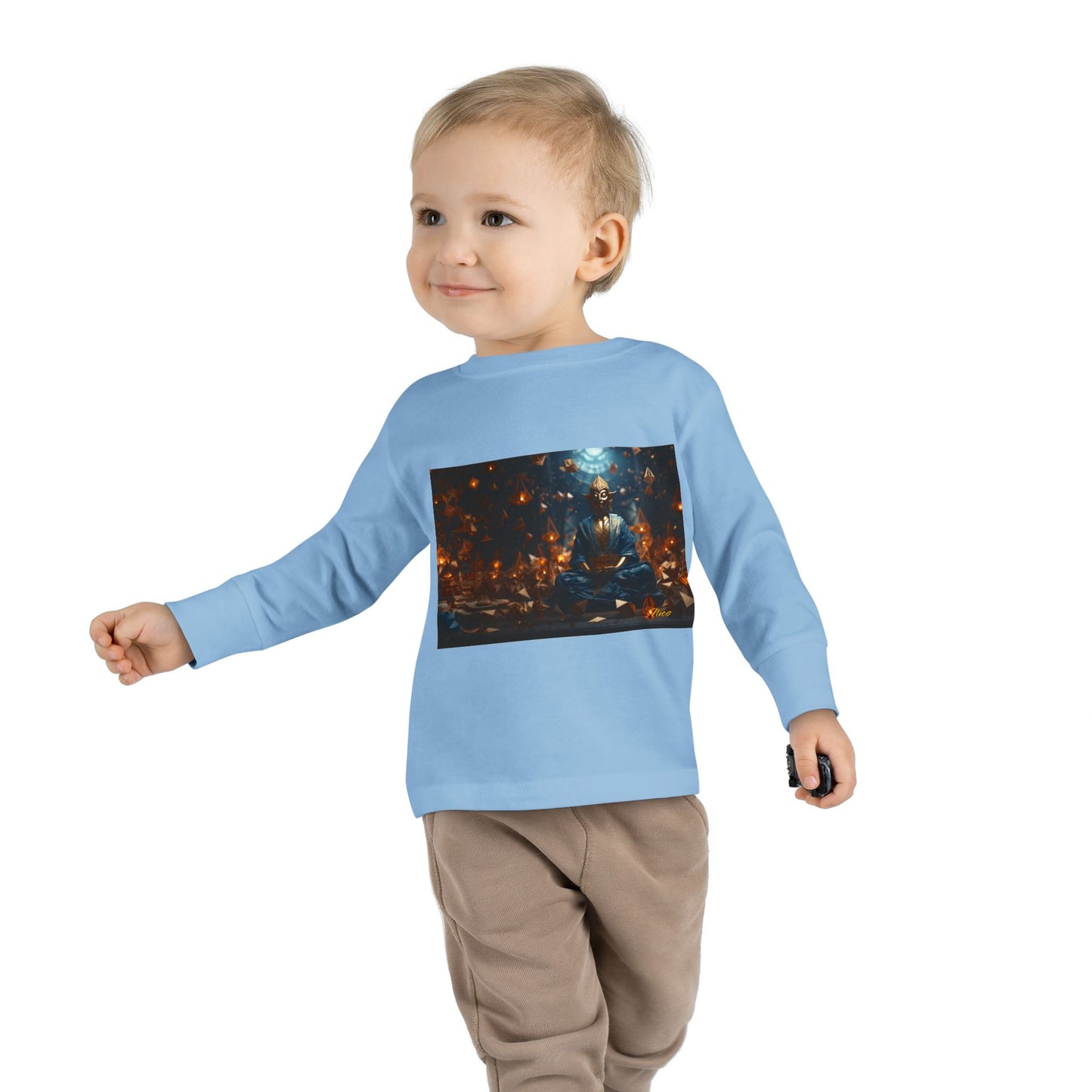 Ascending Buddha Series Print #1 Toddler Long Sleeve Tee