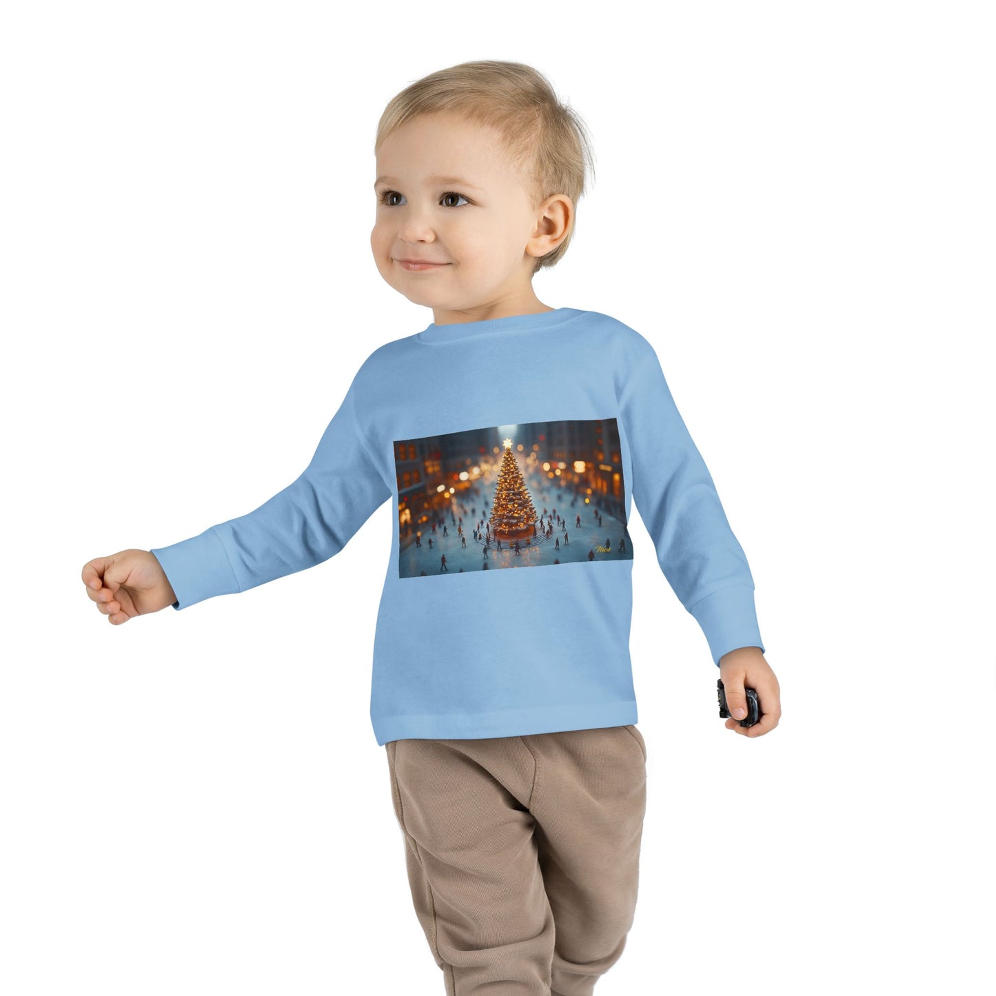 Chirstmas 2024 Series Print #7 Toddler Long Sleeve Tee