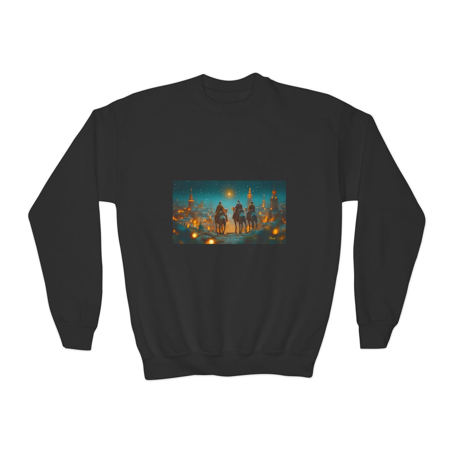 Chirstmas 2024 Series Print #9 Youth Crewneck Sweatshirt