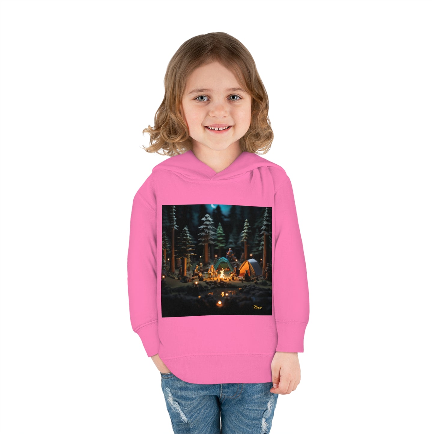 Under The Starry Skies Series Print #3 Toddler Pullover Fleece Hoodie