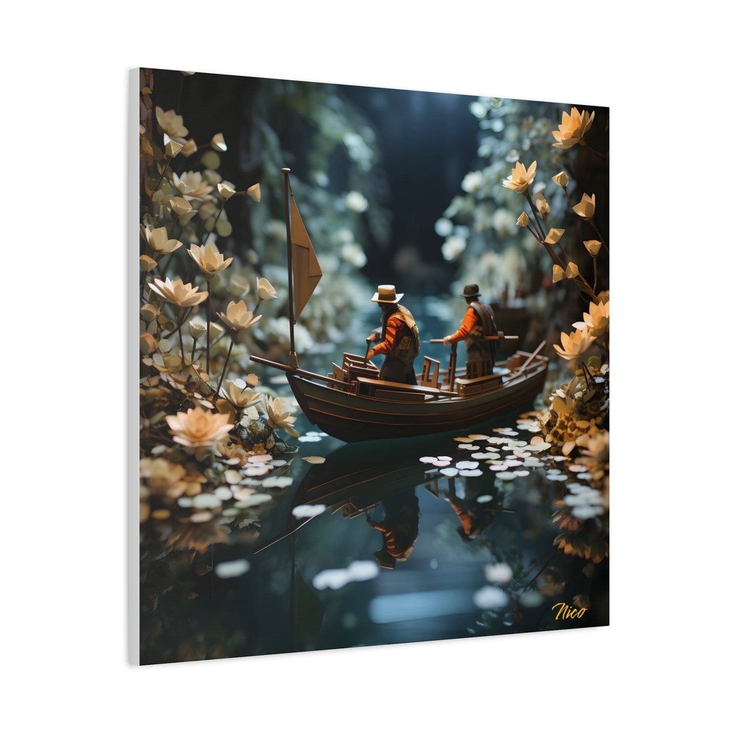 Born On A Bayou Print #10 - Streached Matte Canvas Print, 1.25" Thick